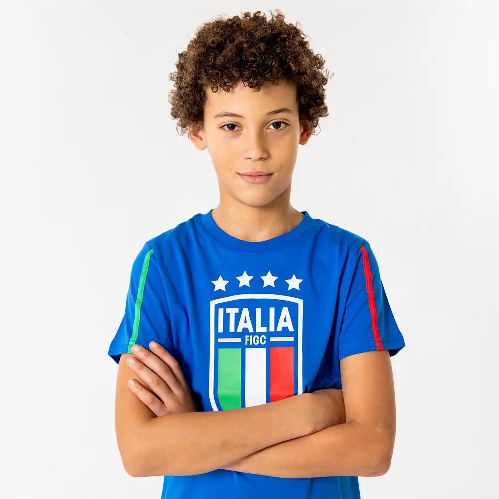 T-shirt Enfants FIGC Italie Grand Logo 3/7