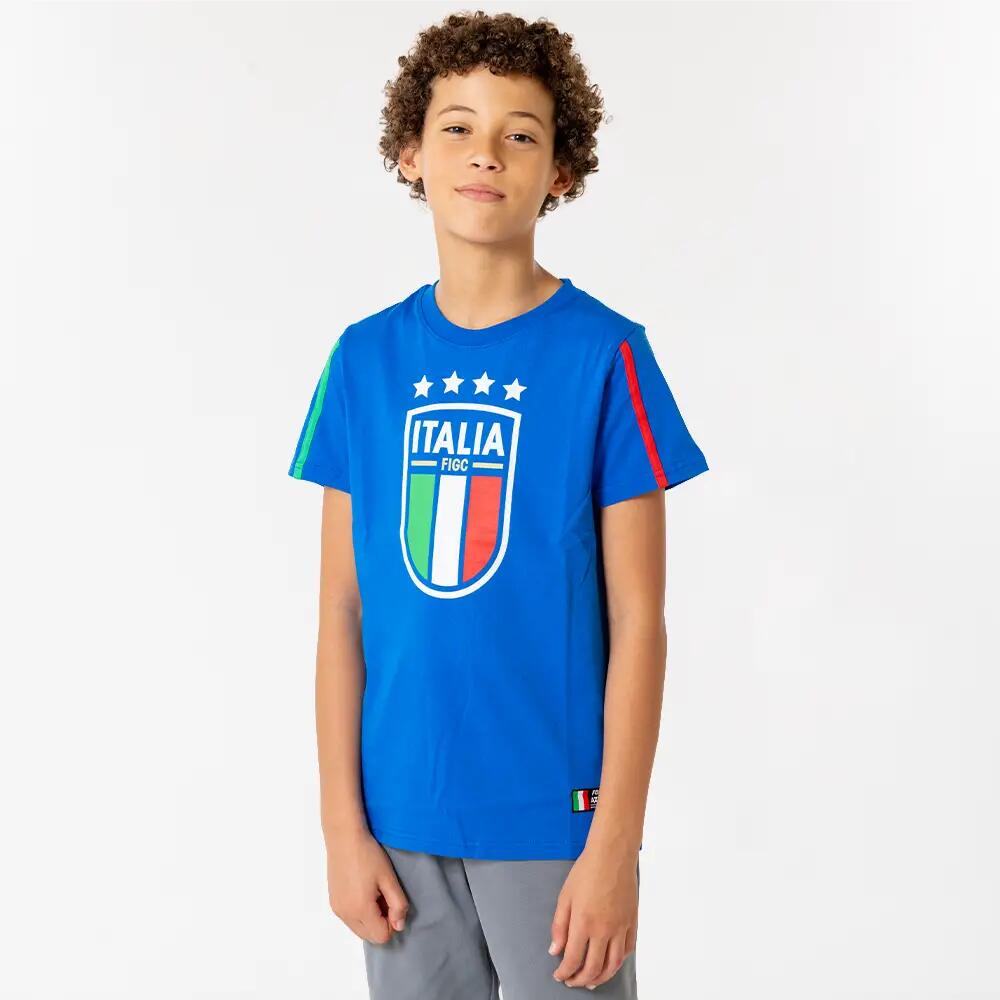T-shirt Enfants FIGC Italie Grand Logo 2/7