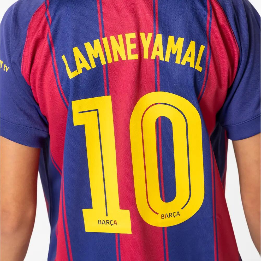 Camiseta Lamine Yamal FC Barcelona 2025-26 - Réplica Oficial - Júnior 2/7