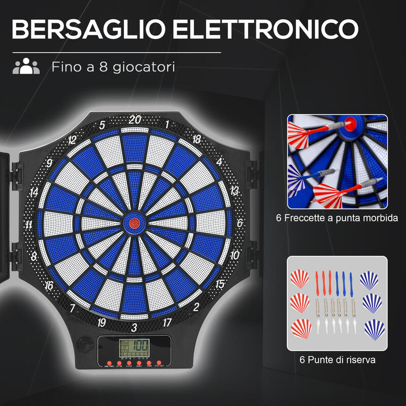 SPORTNOW Set Panou Electronic cu 31 de Jocuri pentru 8 Jucatori
