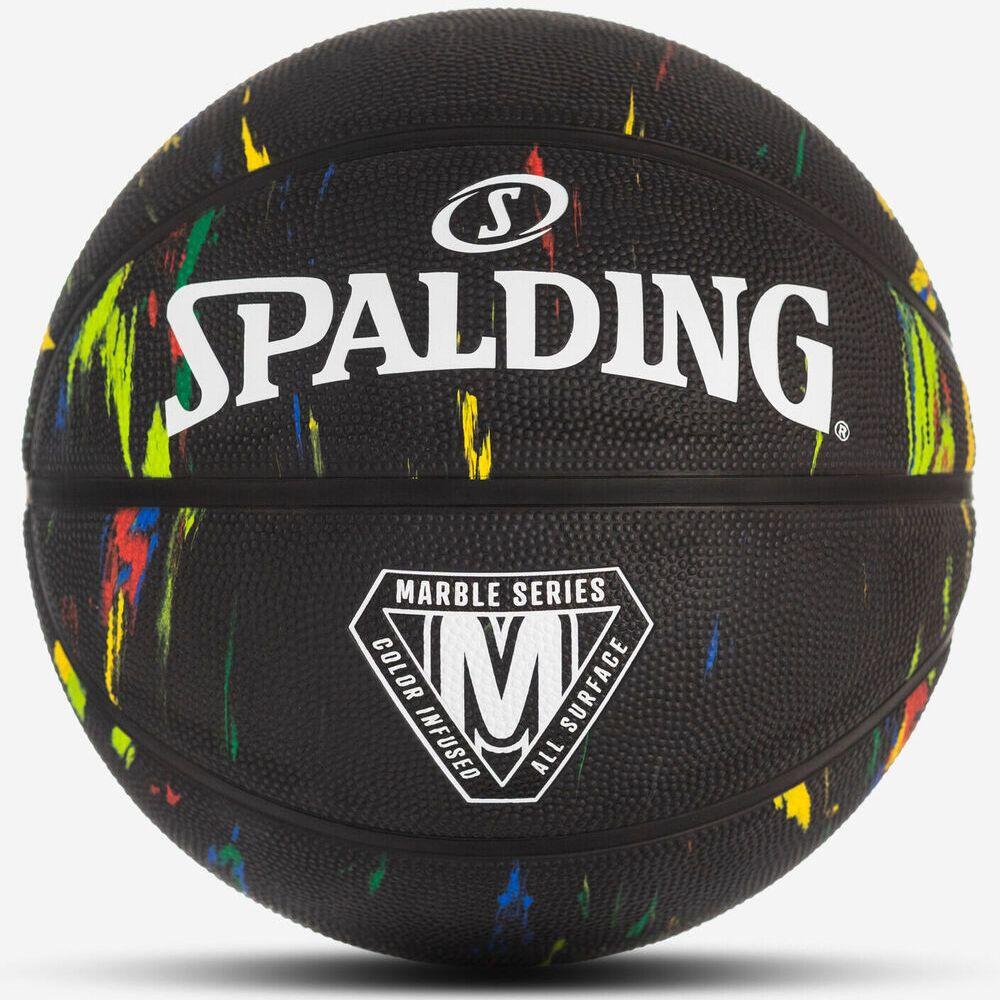 Spalding - Ballon De Basketball Spalding Marble Black - Ballon De Basket - Noir - 7 - Decathlon