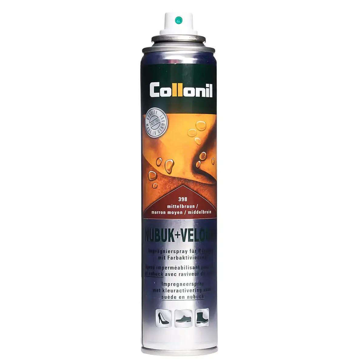 Collonil Nubuk Velours braun Schuhpflegemittel 200 ml 3/5