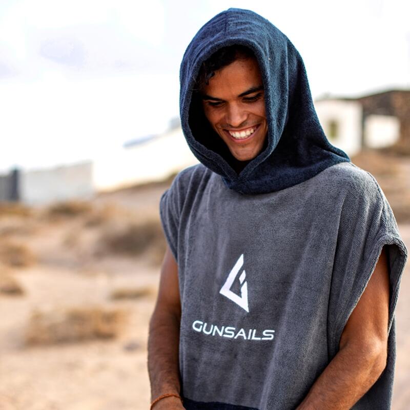 SURF PONCHO AVEC POCHE KANGOUROU 3/4