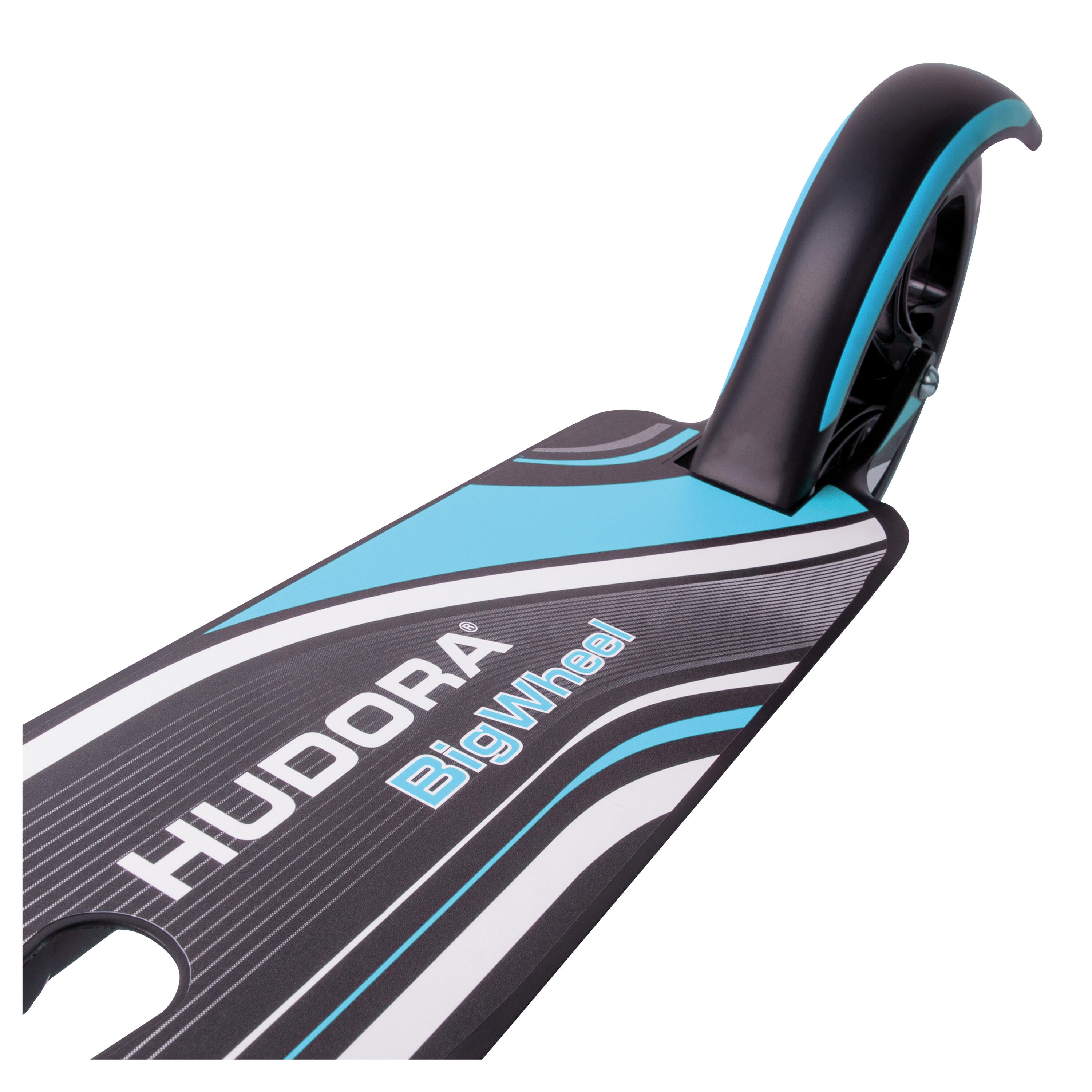 Hudora Scooter Big Wheel Step RX205 - Noir Bleu 3/4