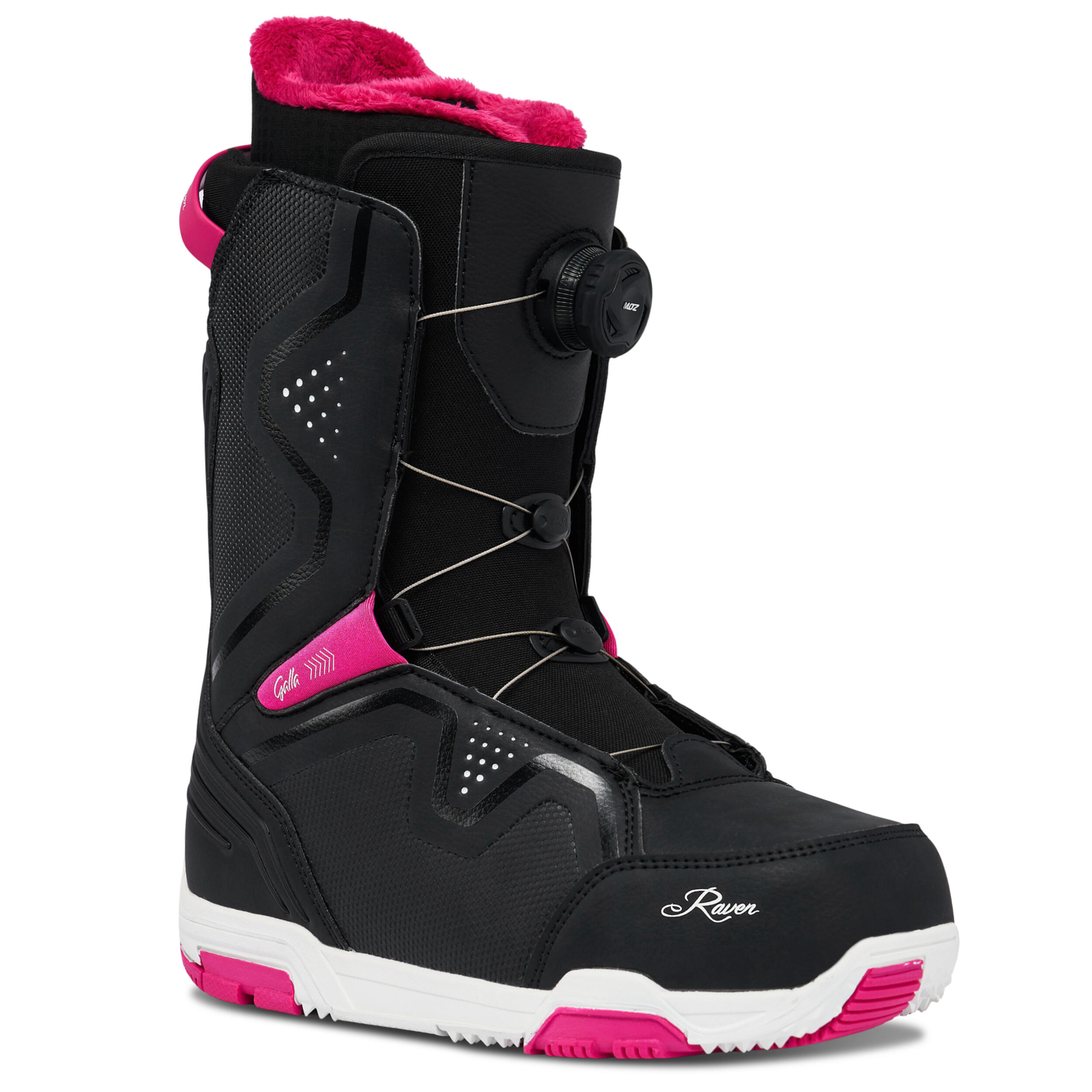 noir / rose fuchsia