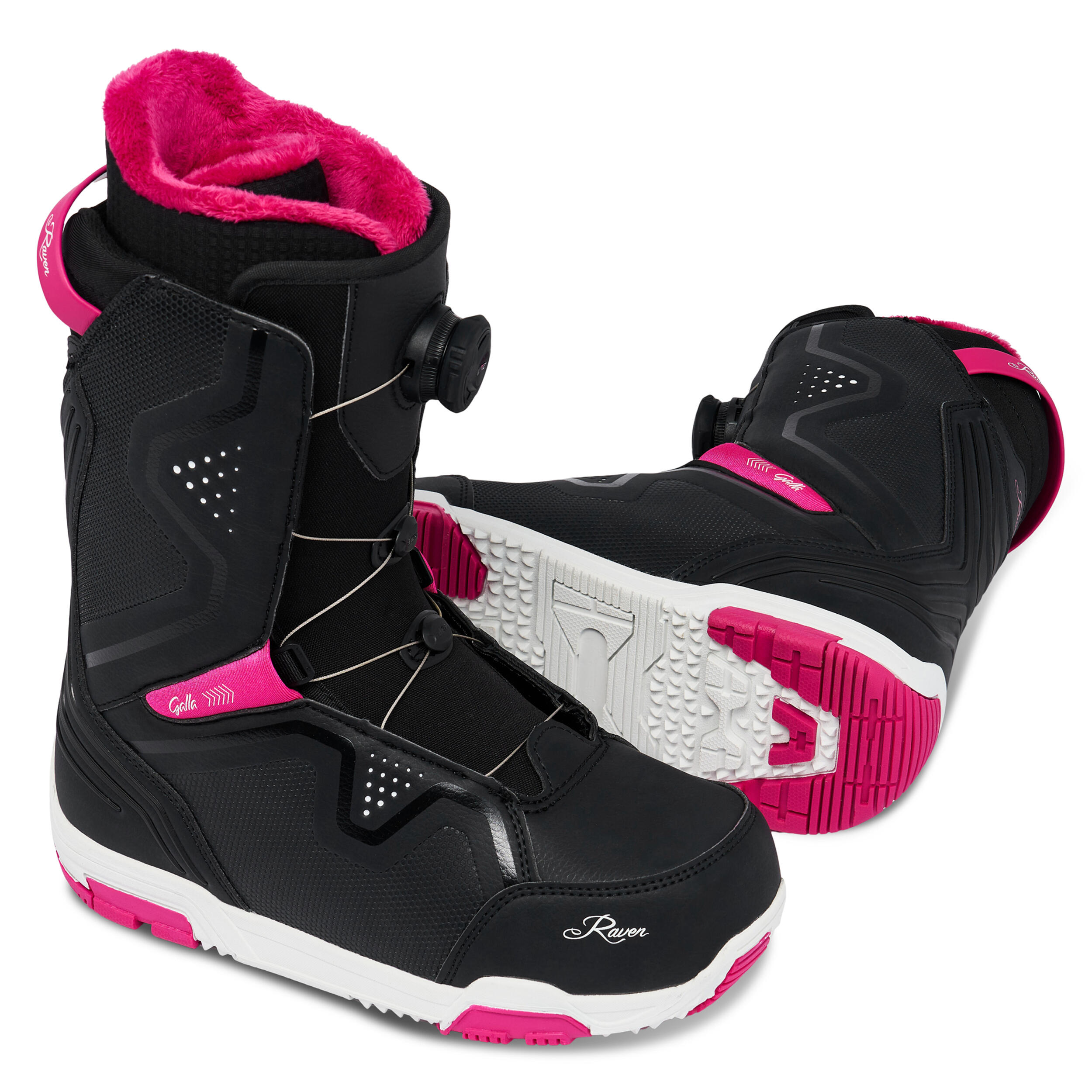 Botas de snowboard Raven Galla Fuchsia MOZ 4/7