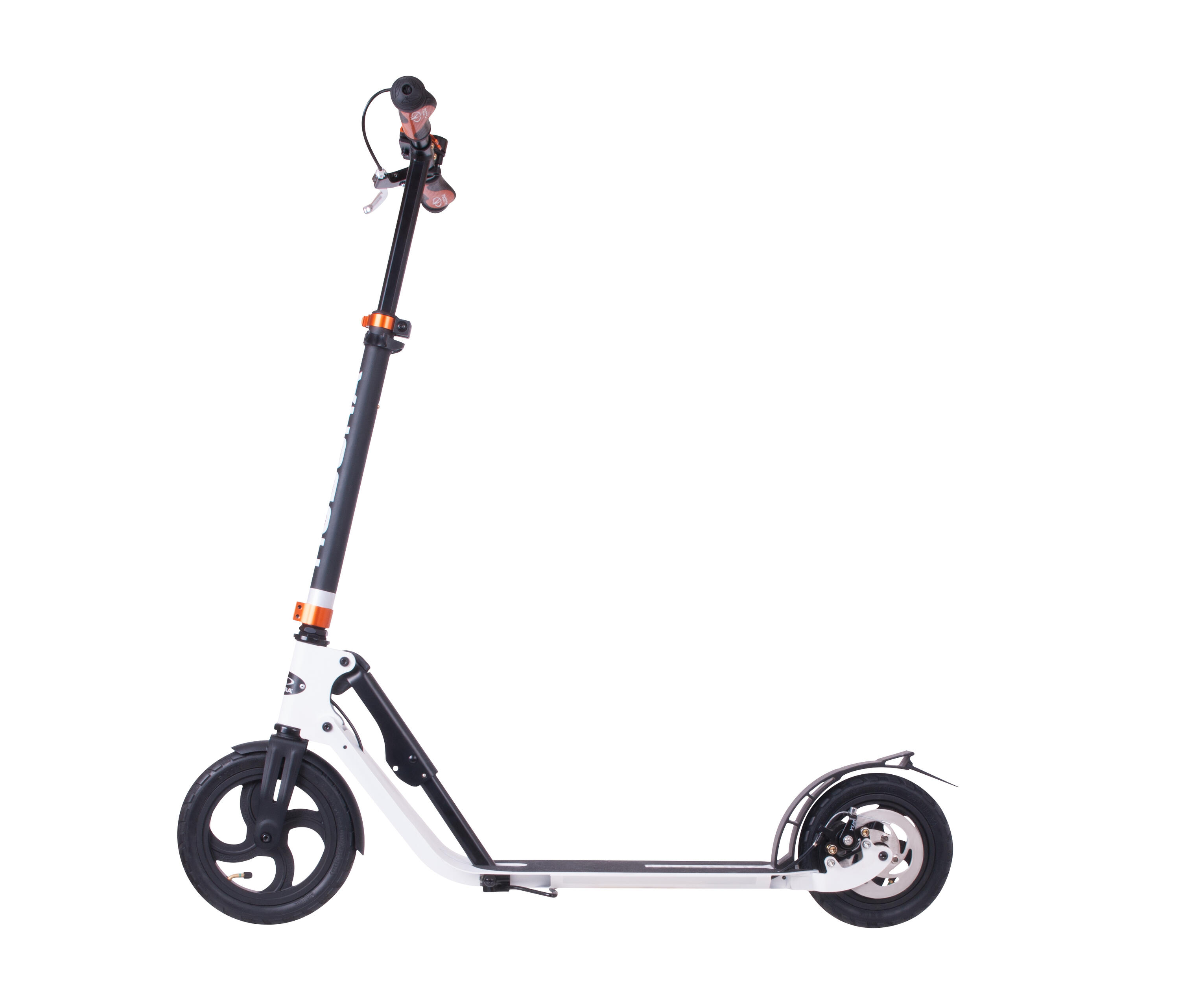 Trottinette HUDORA BigWheel Air 230 orange pliable, pneus gonflables 5/7