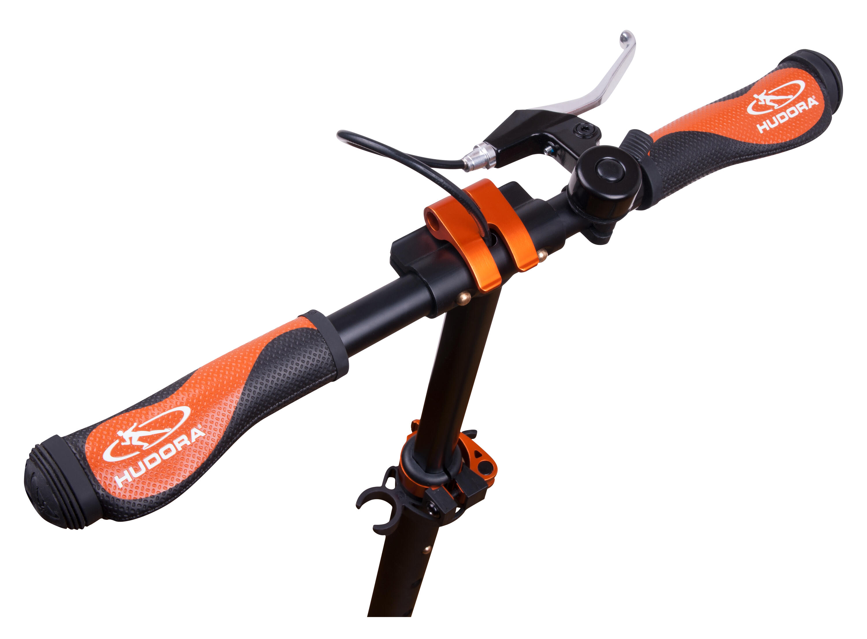 Trottinette HUDORA BigWheel Air 230 orange pliable, pneus gonflables 4/7