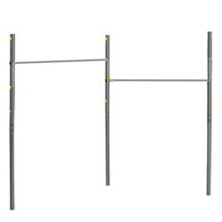 Barre de gymnastique Hudora Fabian Pro double acier réglable