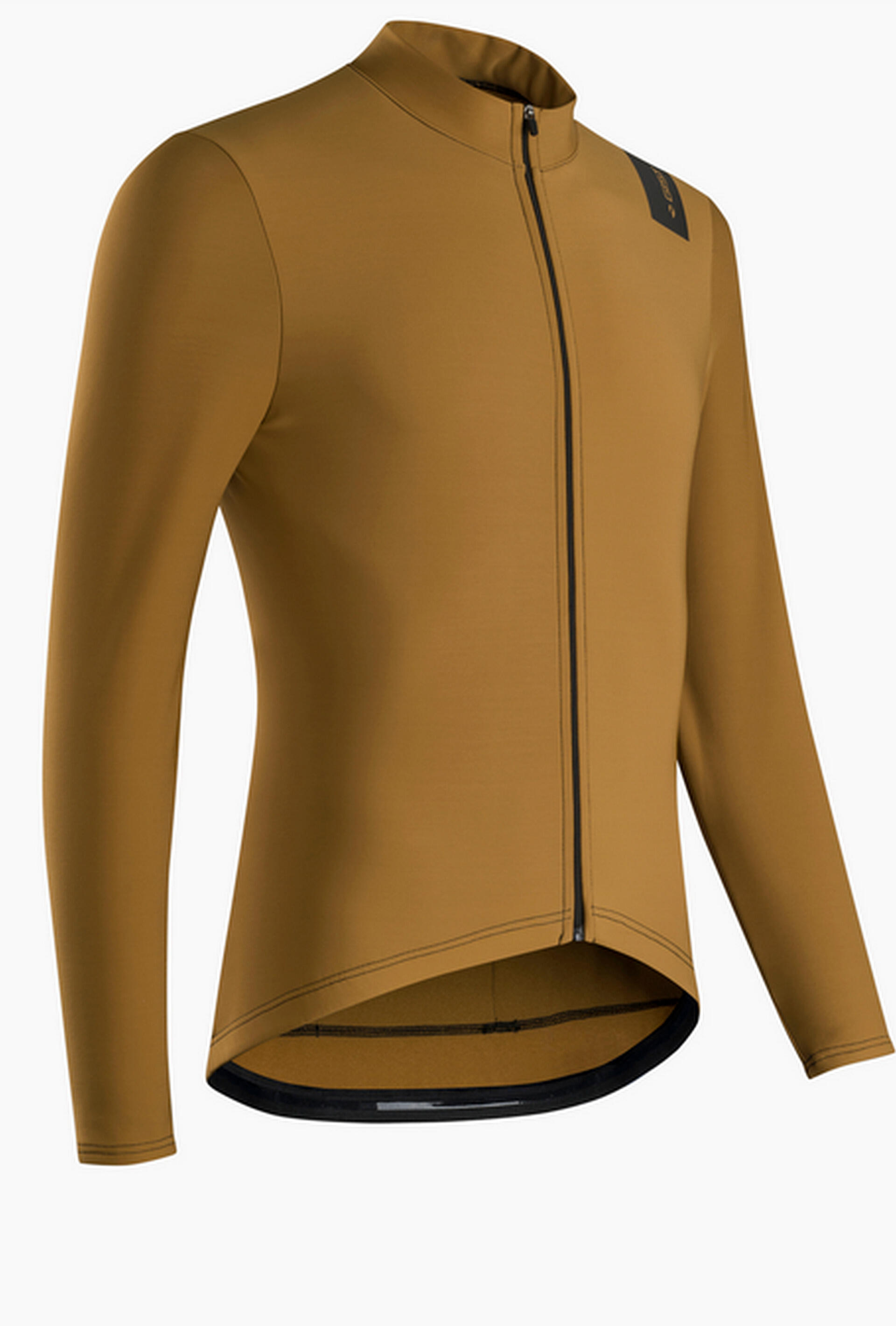 Maglia da ciclismo invernale VUELTA, giallo senape 3/3