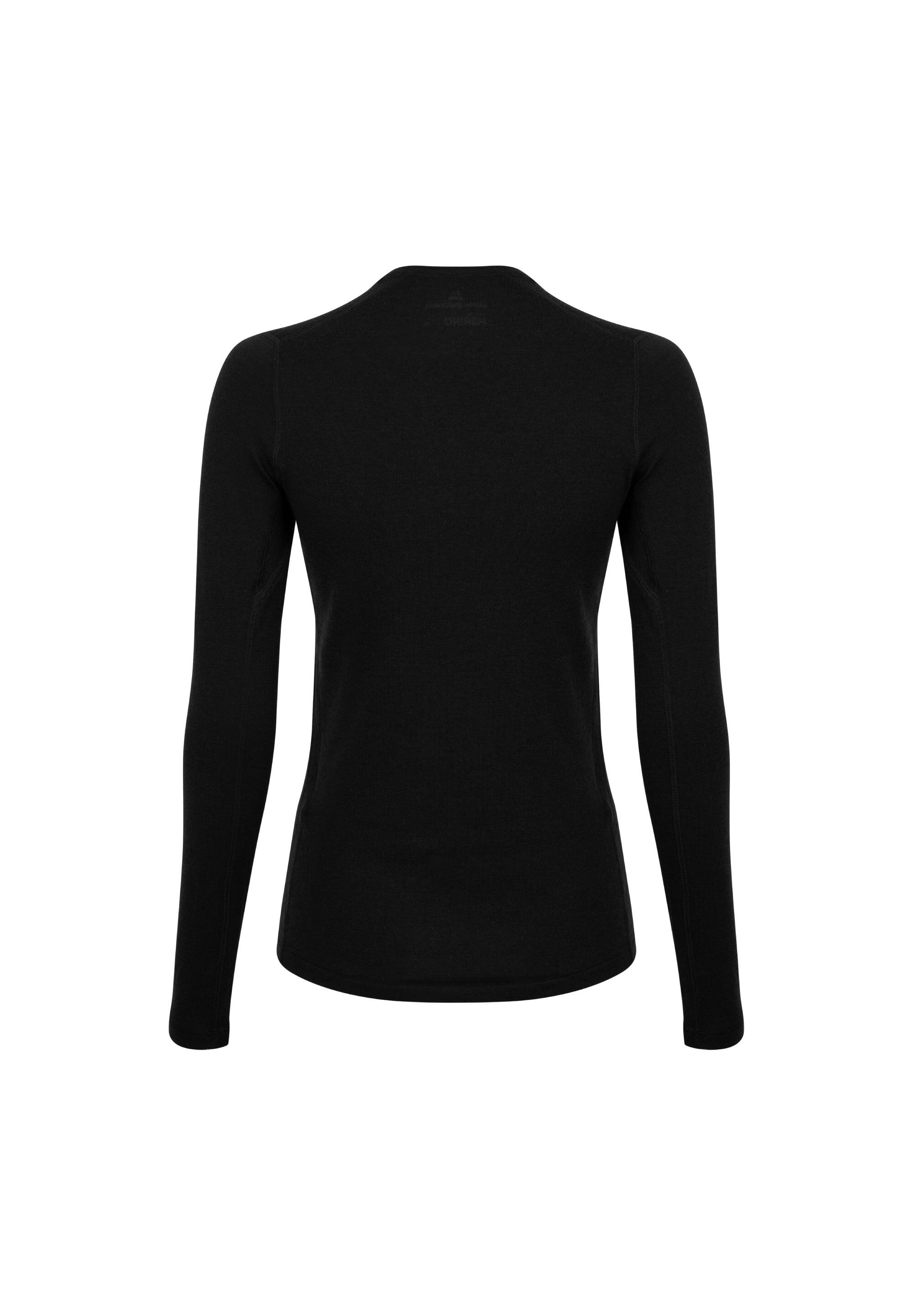 T-shirt thermique femme en laine mérinos Caleçon base chaude respirante et douce 2/6