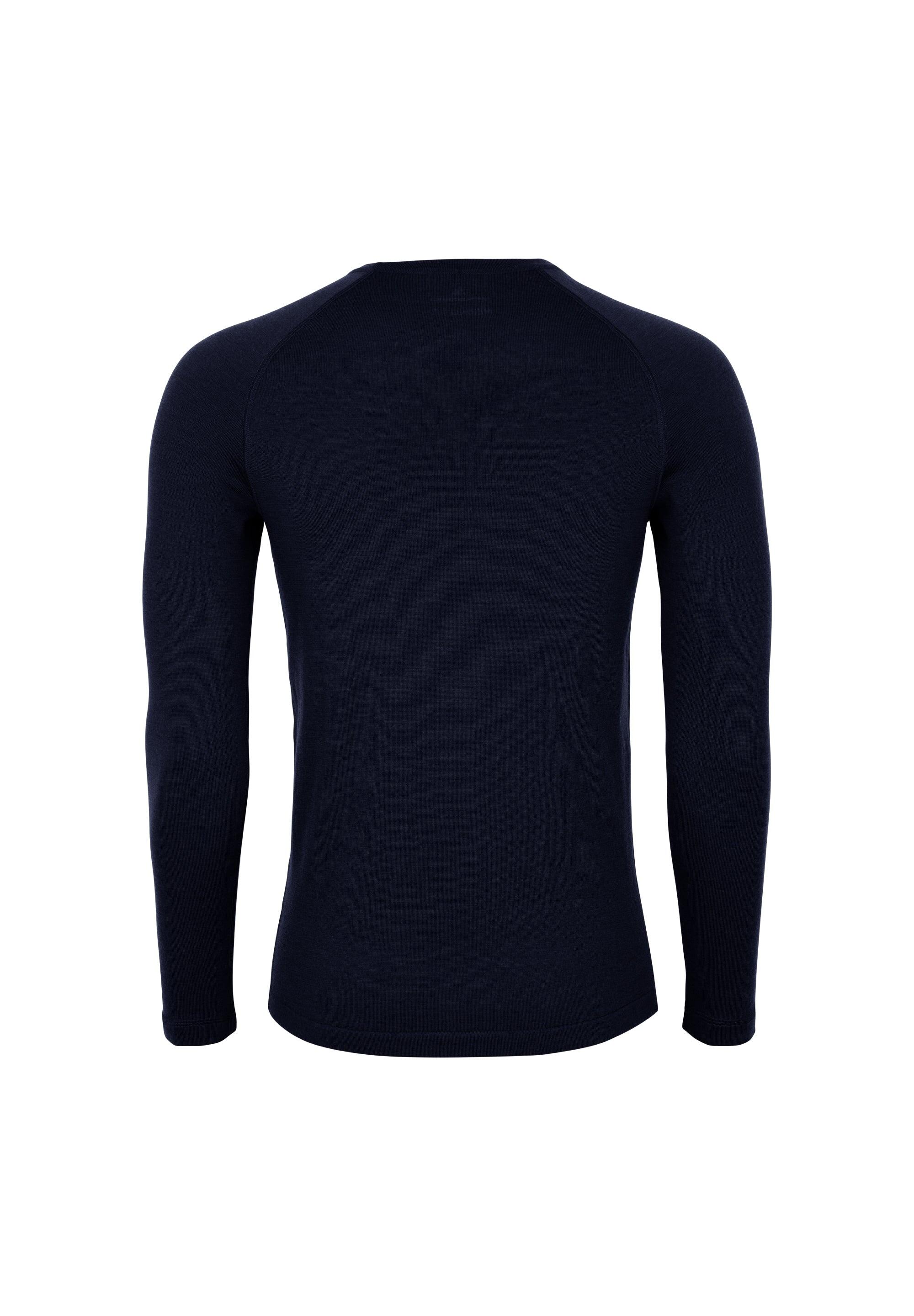 T-shirt thermique homme en laine mérinos Manche longue Chaud et Respirant 2/6