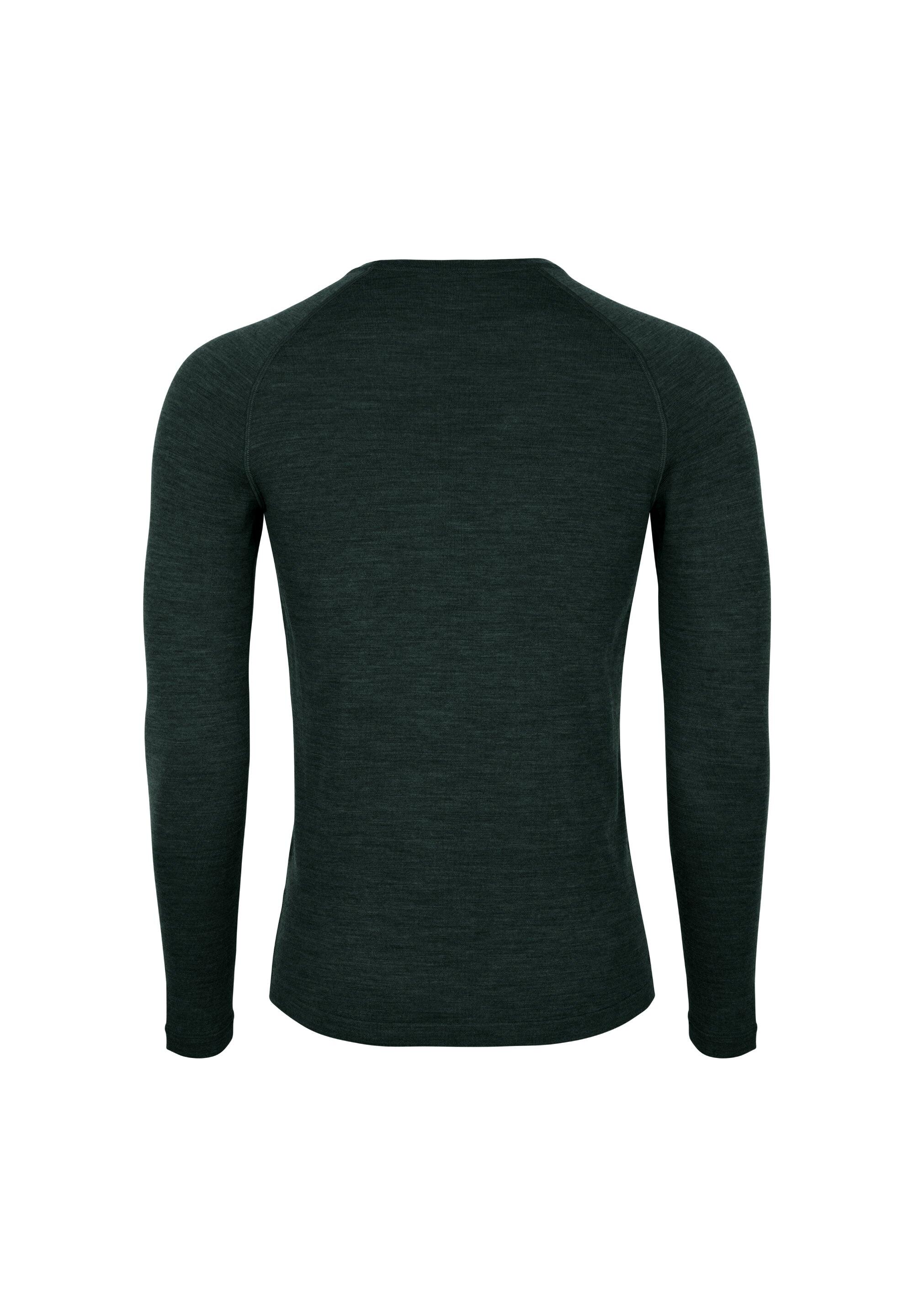 T-shirt thermique homme en laine mérinos Manche longue Chaud et Respirant 2/6