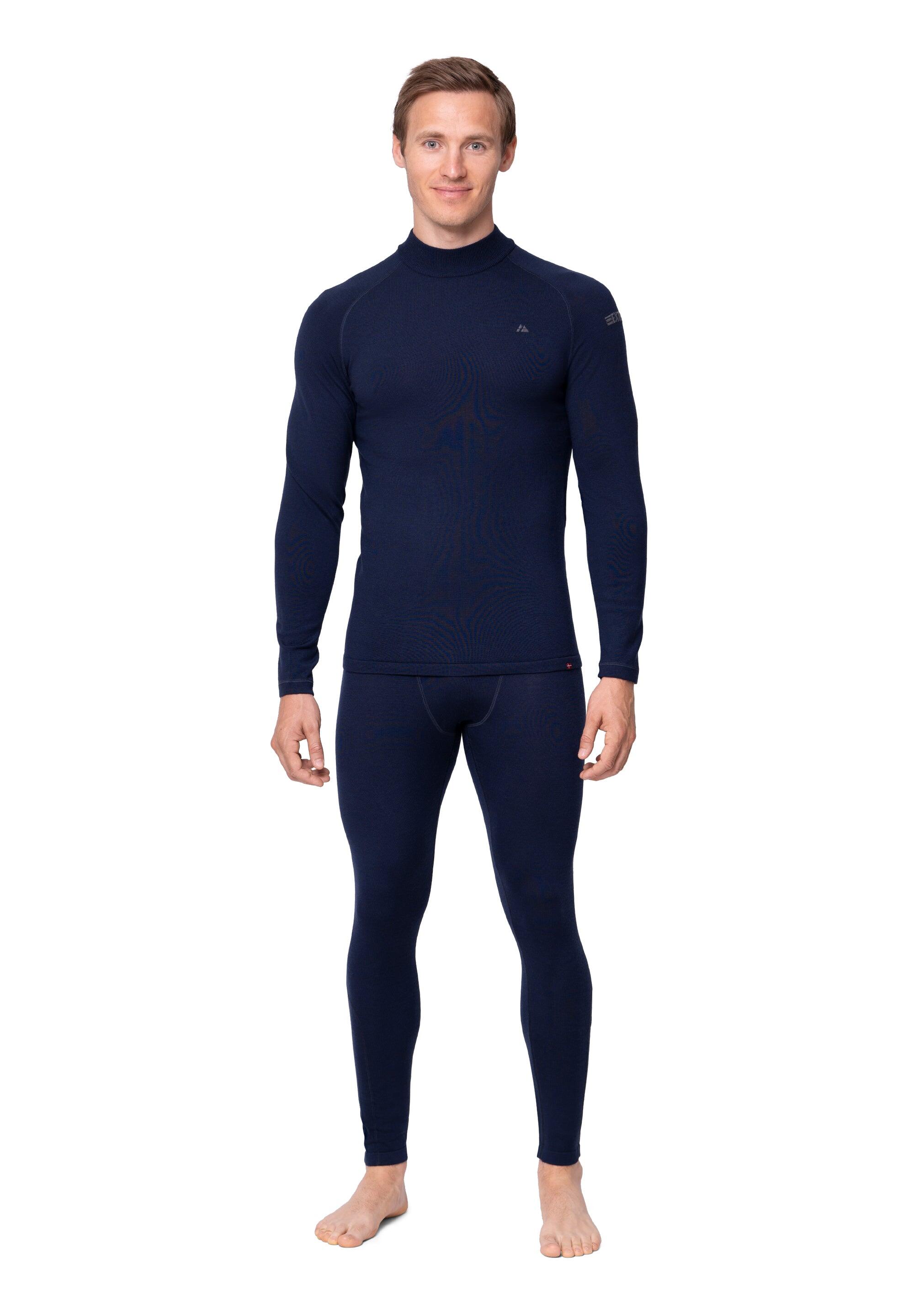 Heren merino thermisch ondergoed set extreem warm top en legging 2/6