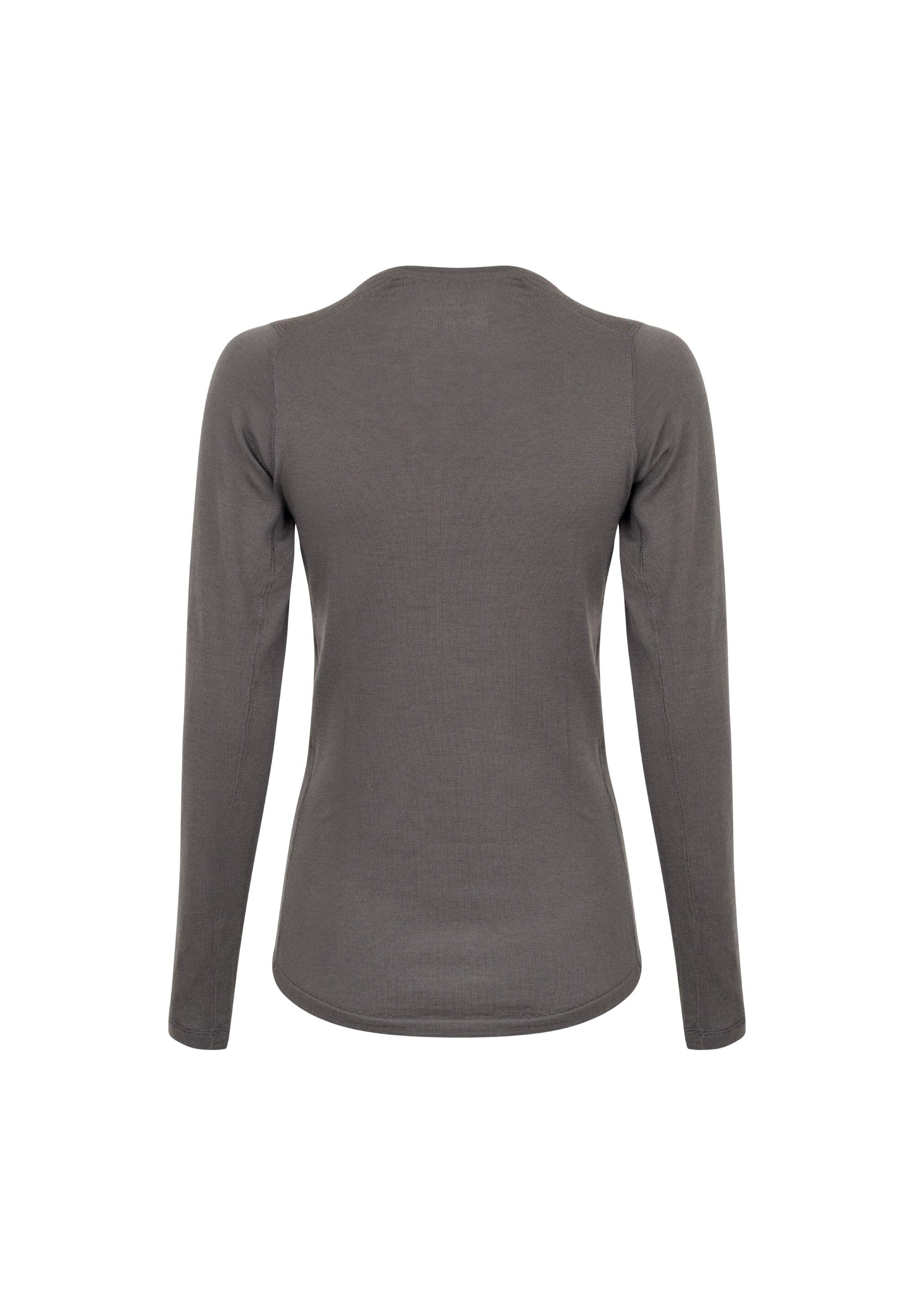 T-shirt thermique femme en laine mérinos Caleçon base chaude respirante et douce 2/6