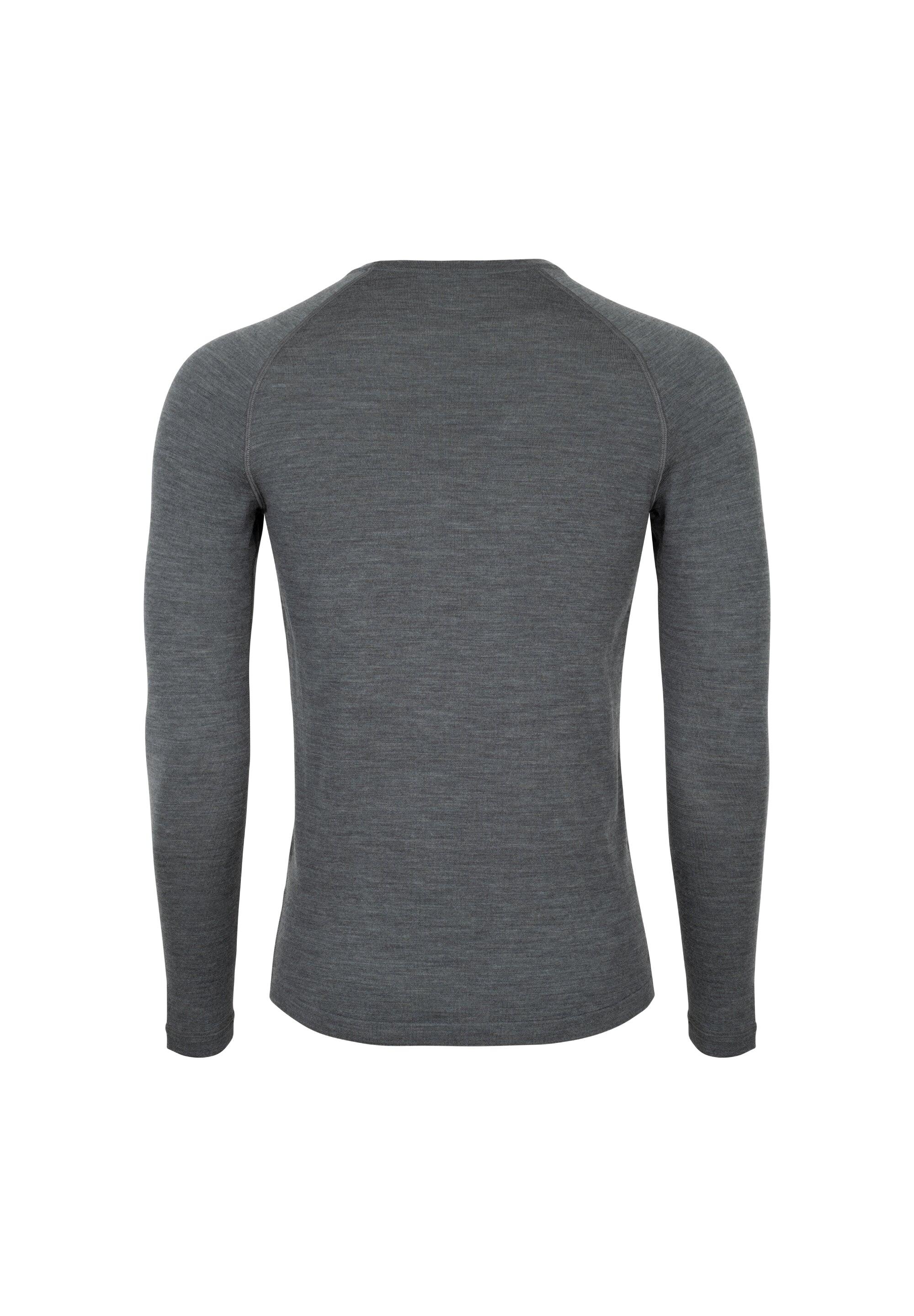 Maglia termica uomo manica lunga in lana merino Calda e traspirante 2/6