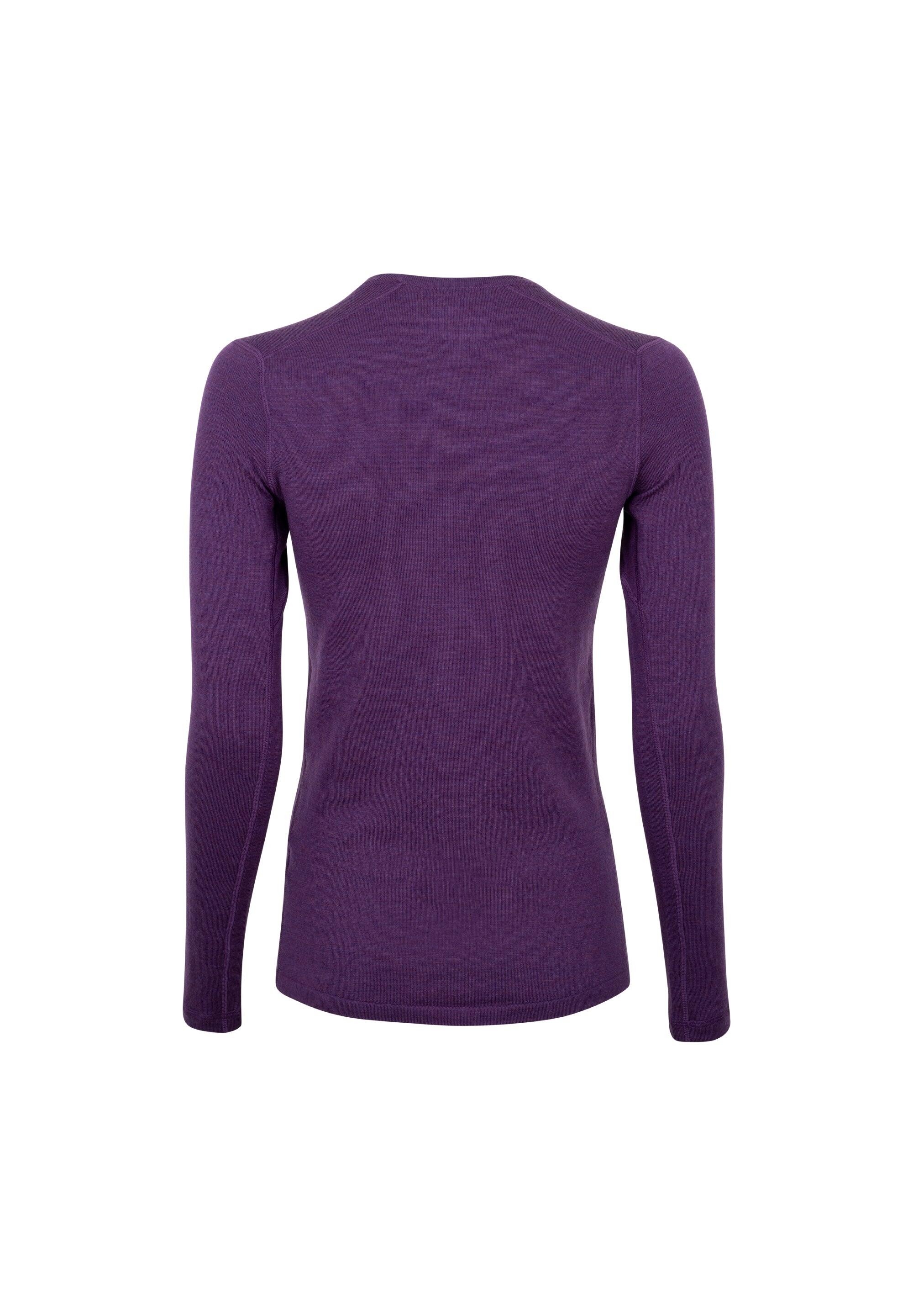 Camiseta térmica de lana merino para mujer Capa base transpirable y suave 2/6