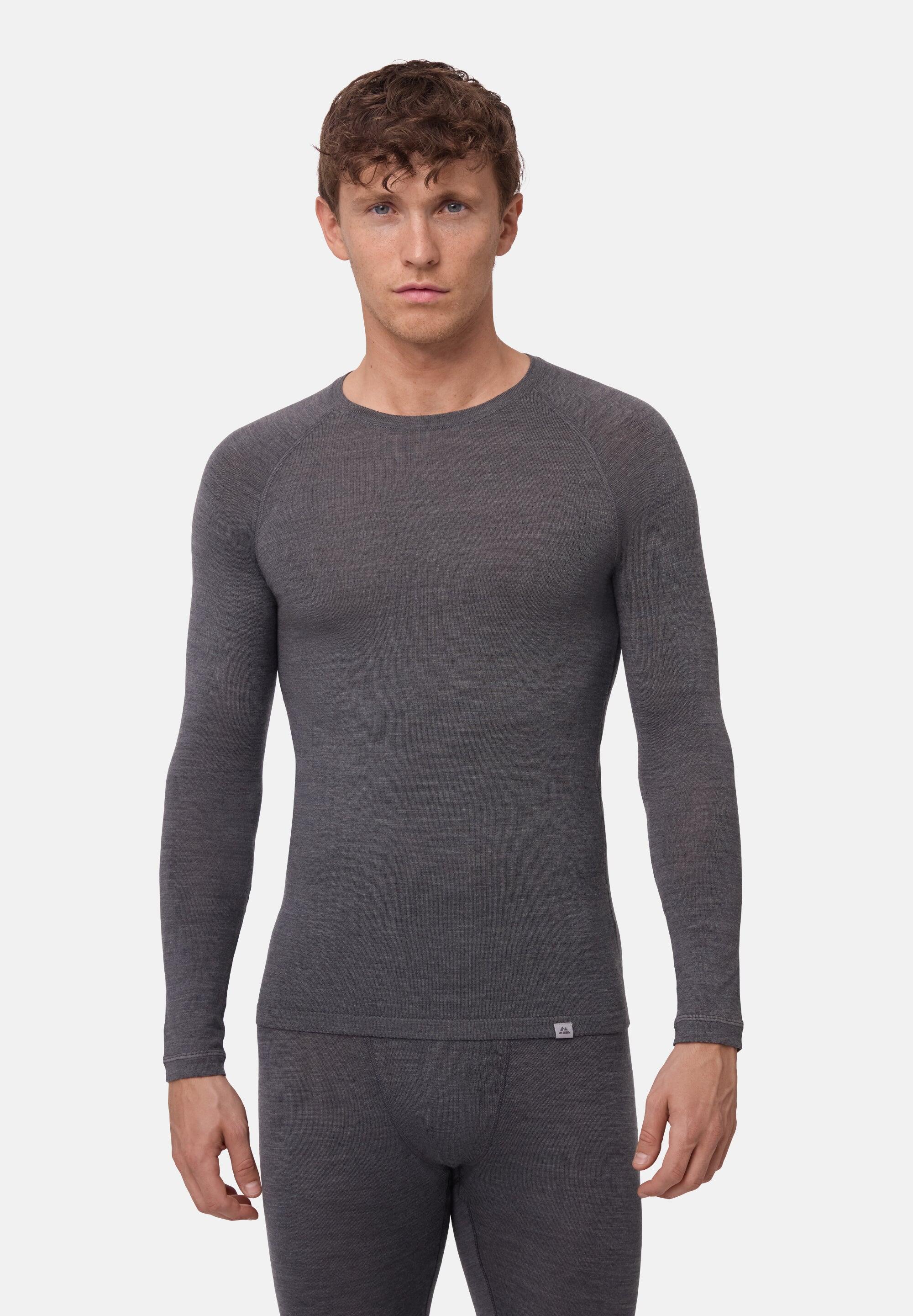 Conjunto térmico de lana merino para hombre Camiseta y pantalón interior 5/6