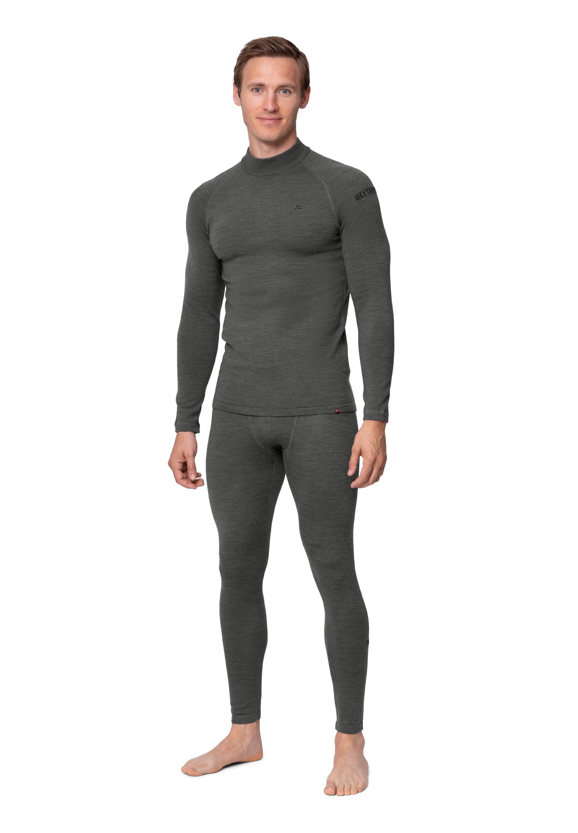 Set de sous-vêtements thermiques homme laine mérinos extrême haut et collant 2/6