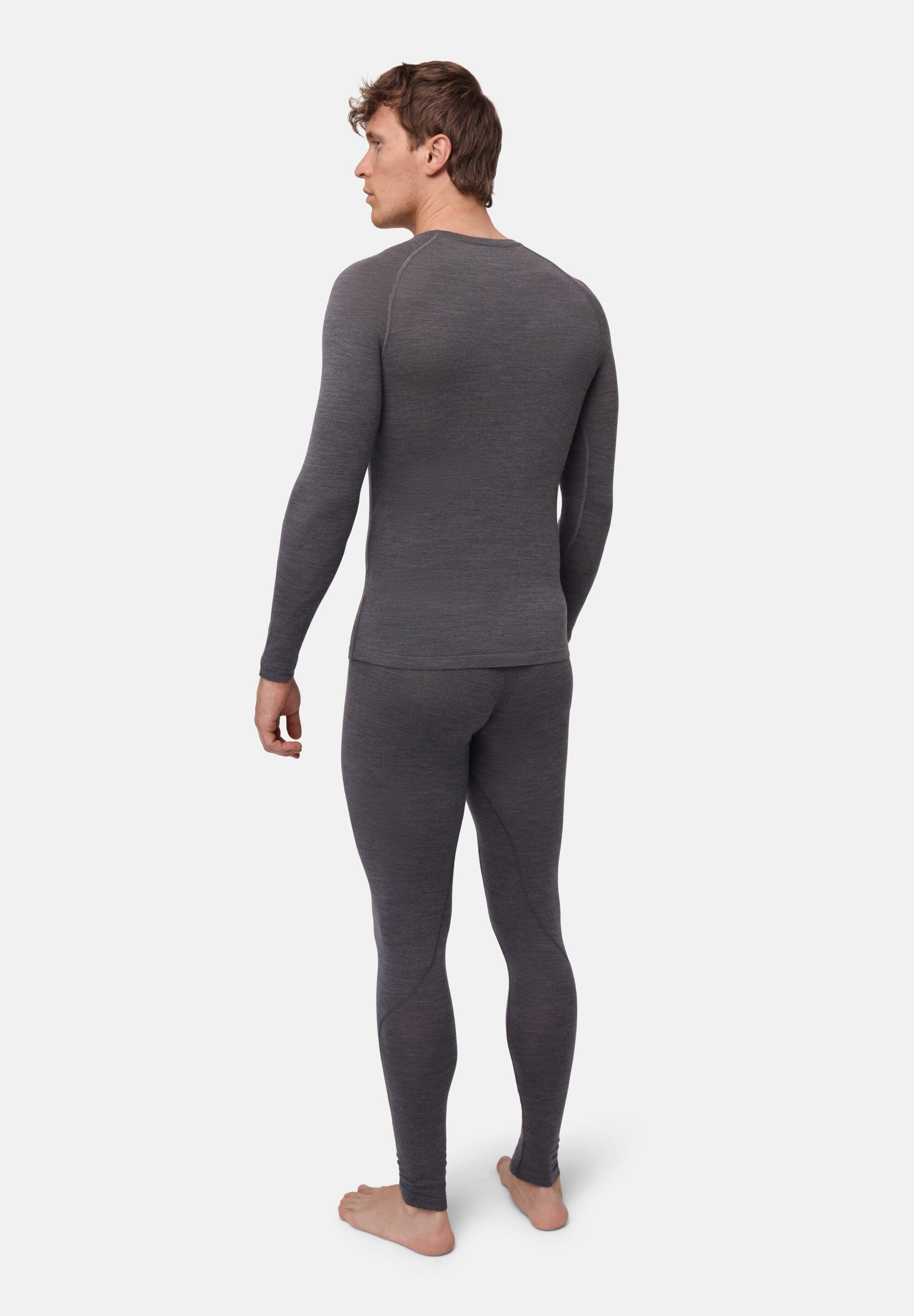 Conjunto térmico de lana merino para hombre Camiseta y pantalón interior 4/6