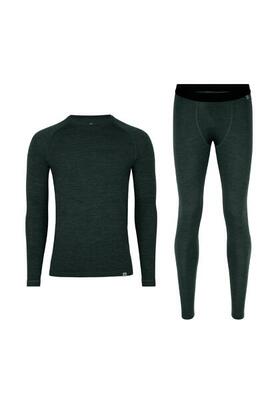 Heren merinowollen thermoset ondergoed top & broek