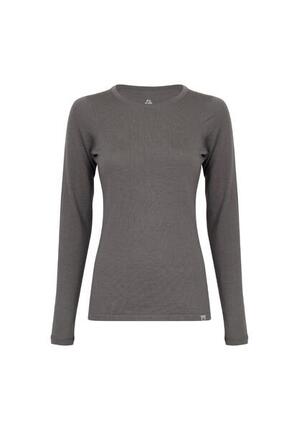 Damen Merino Langarmshirt Weich Warm Atmungsaktiv Baselayer