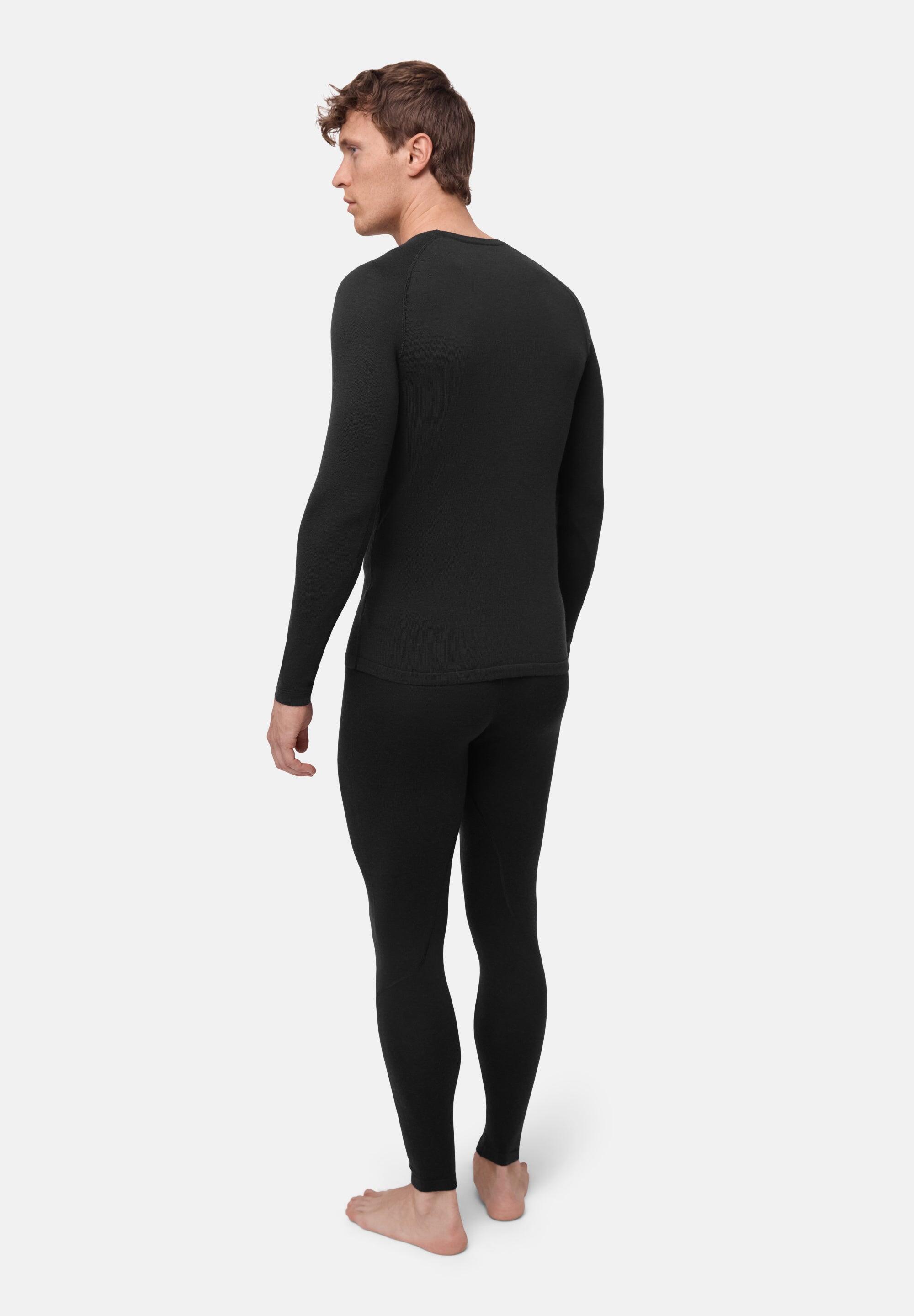 Conjunto térmico de lana merino para hombre Camiseta y pantalón interior 4/6