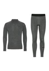 Set de sous-vêtements thermiques homme laine mérinos extrême haut et collant