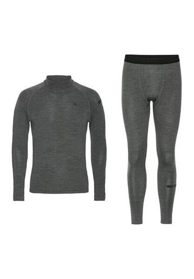 Herren Extreme Merino Baselayer Set Langarmshirt & Leggings Für Kalte Witterung