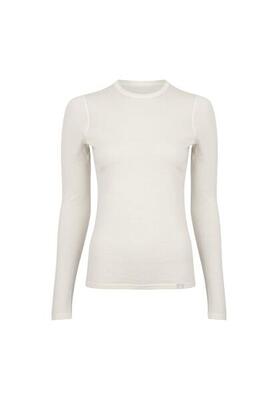 Dames merinowollen thermoshirt met lange mouwen zacht en ademend basisondergoed