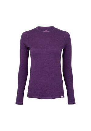 Damen Merino Langarmshirt Weich Warm Atmungsaktiv Baselayer