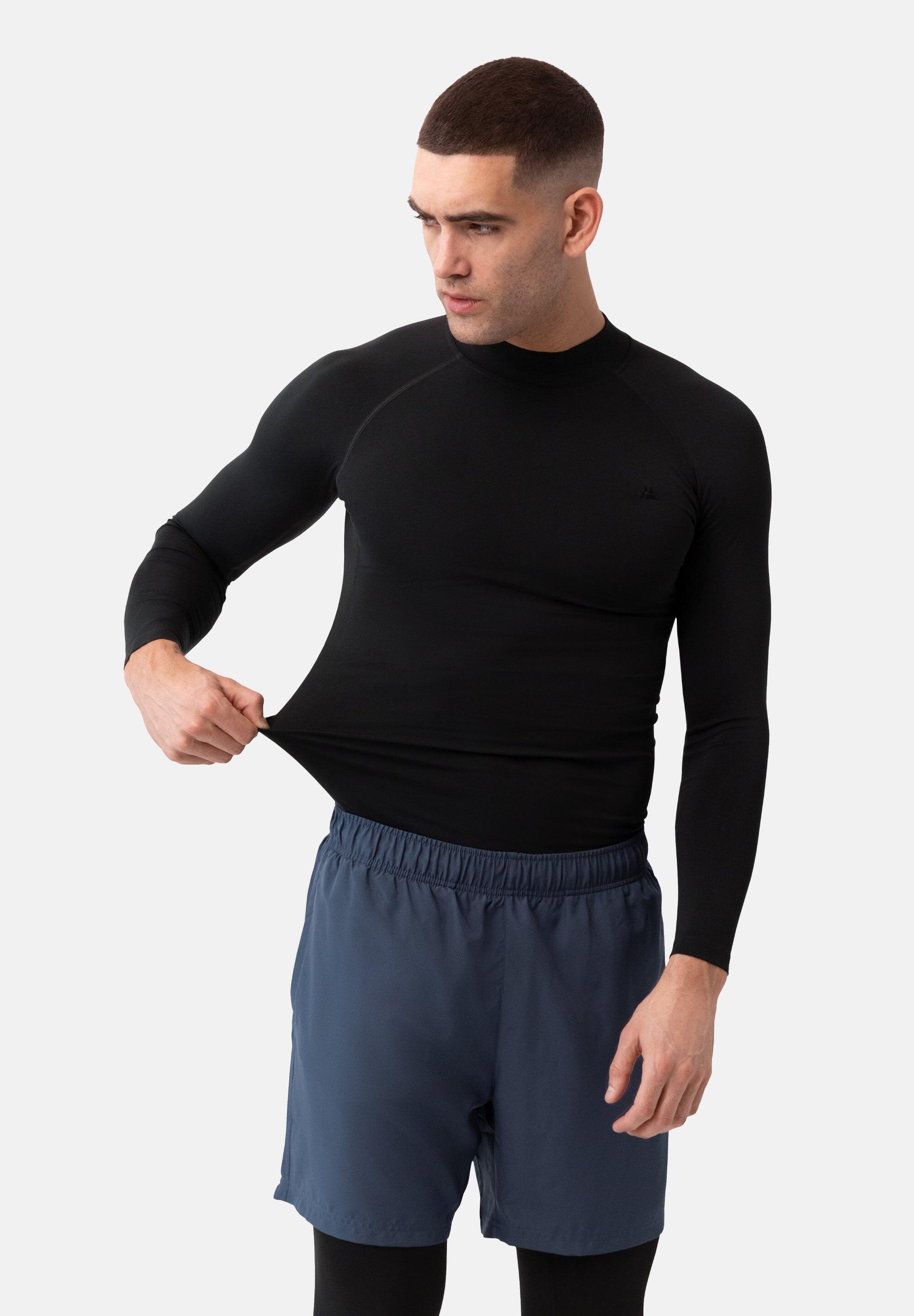 Camiseta compresiva manga larga hombre entrenamiento y running 2-pack 5/6
