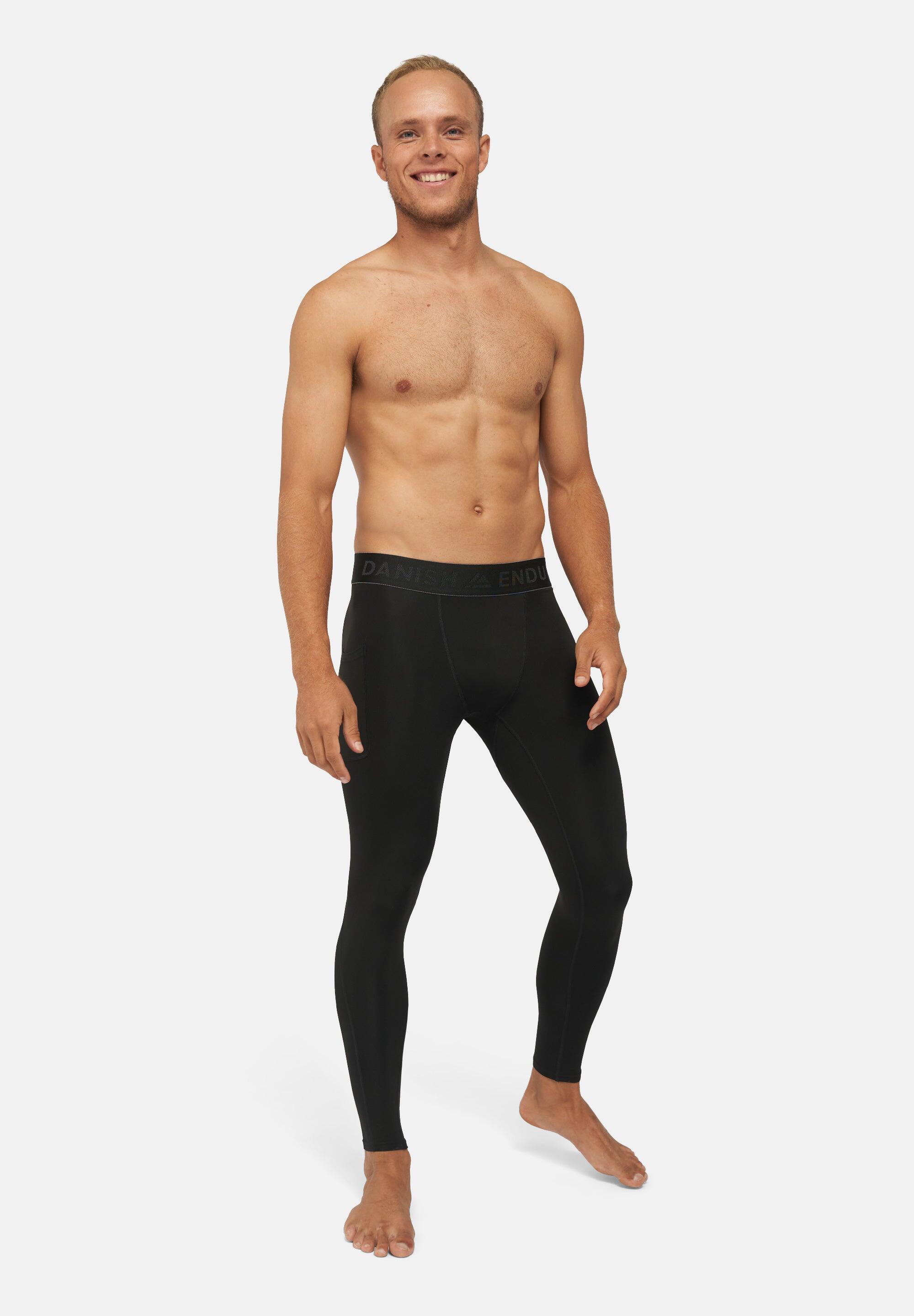 Pantaloni a compressione uomo Asciugatura rapida Riciclati Performance 3/6
