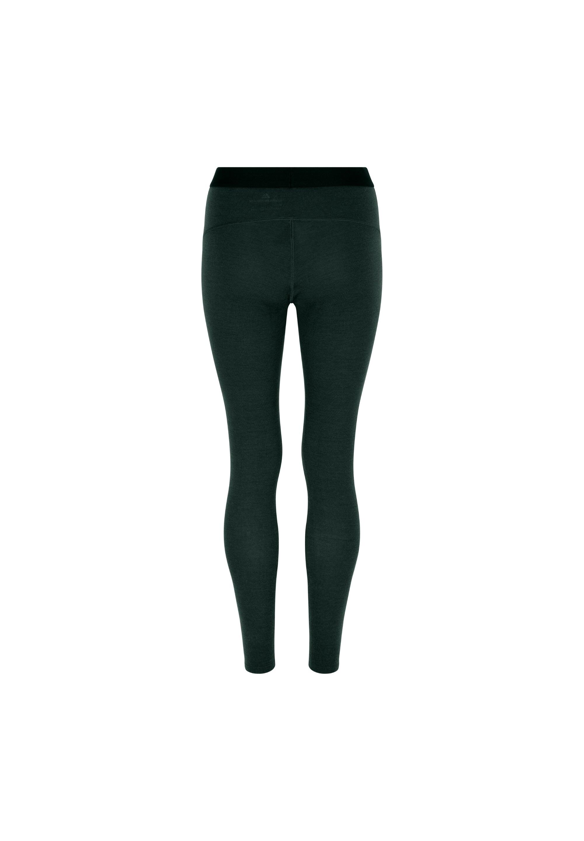 Leggings térmicas de lã merino femininas Capa base quente e respirável 2/6