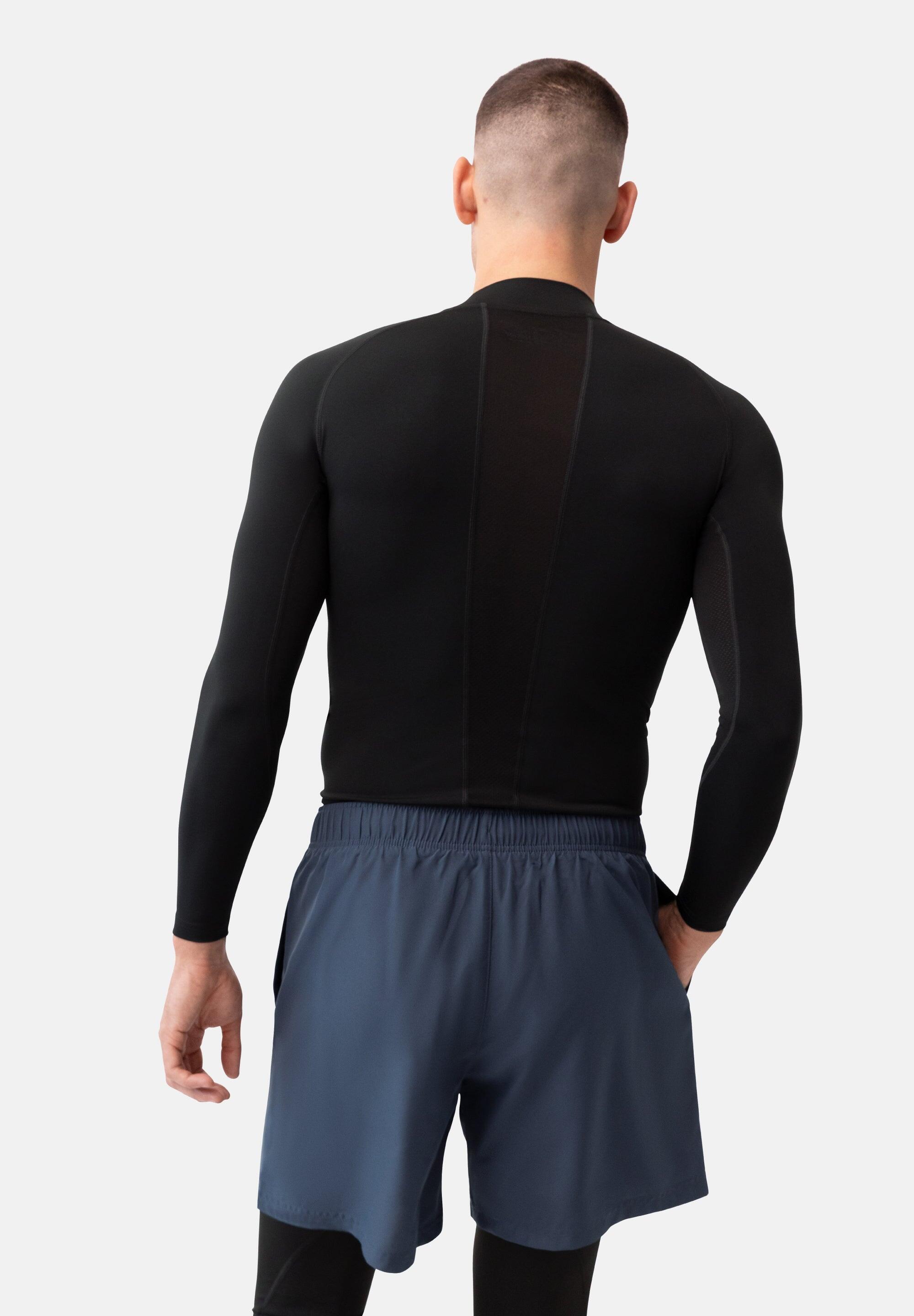 Haut de compression homme manches longues entraînement et course 2-pack 4/6