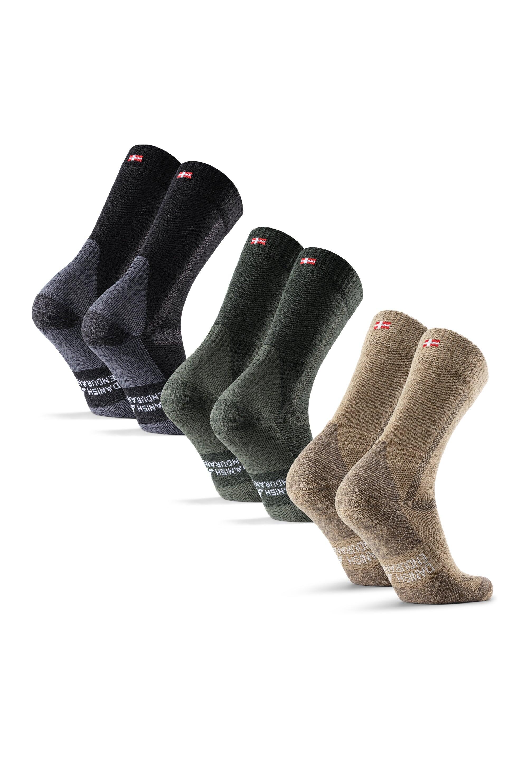 Calcetines de senderismo 3 pares Lana Merino Antiampollas Unisex 2/5