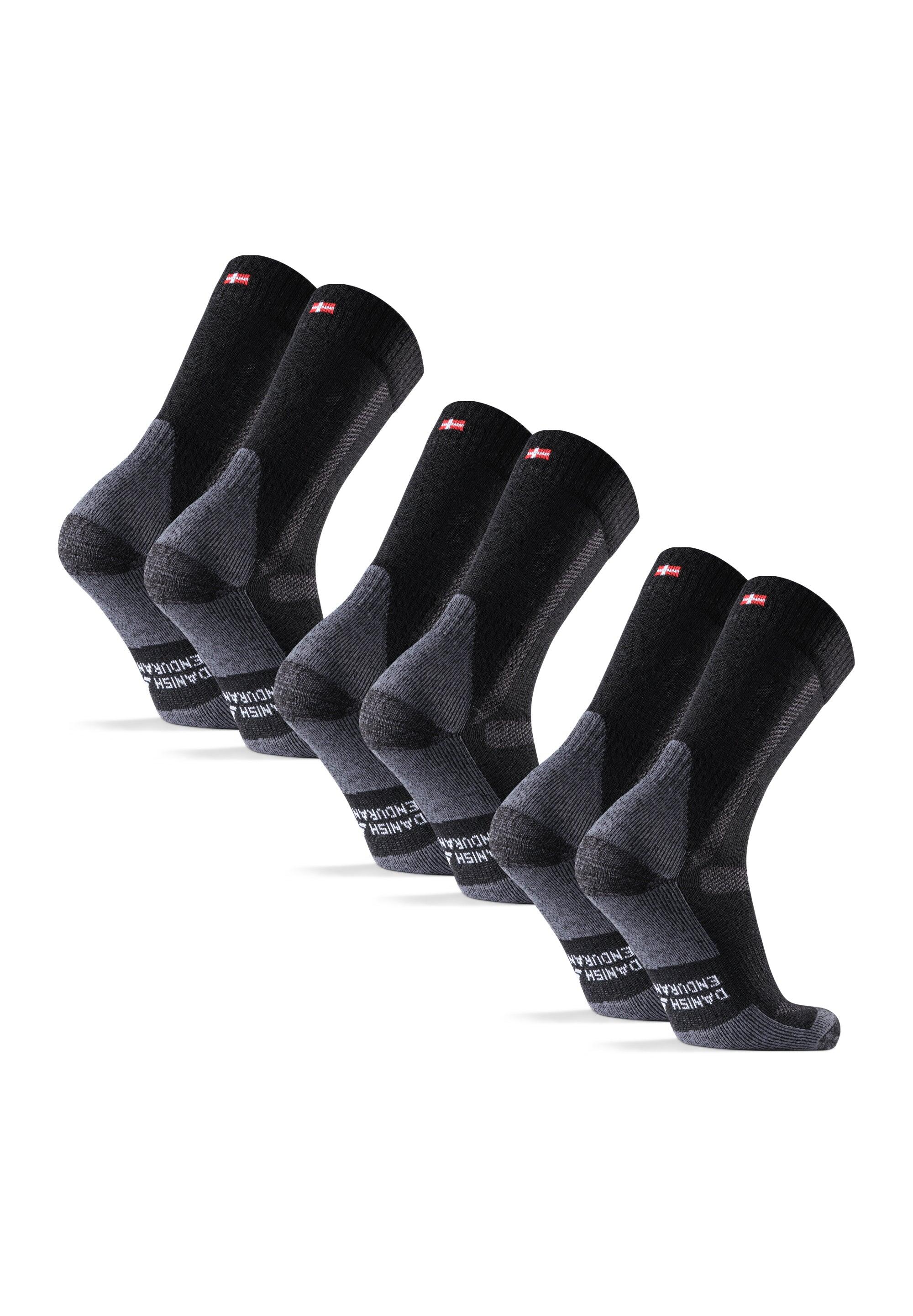 Calcetines de senderismo 3 pares Lana Merino Antiampollas Unisex 2/5