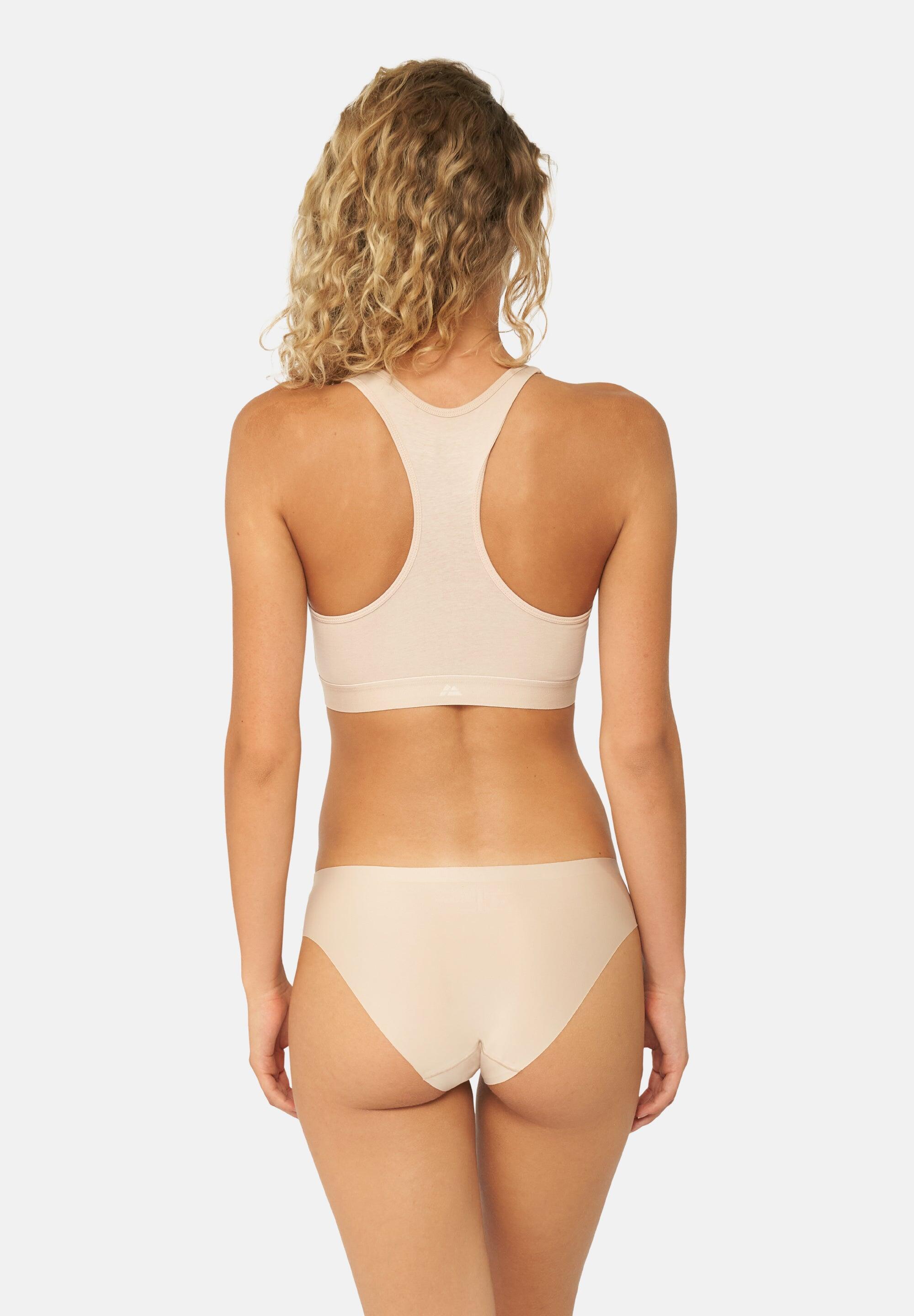 Culottes bikini invisibles femme Lot de 6 Sans coutures Microfibre recyclée 3/5