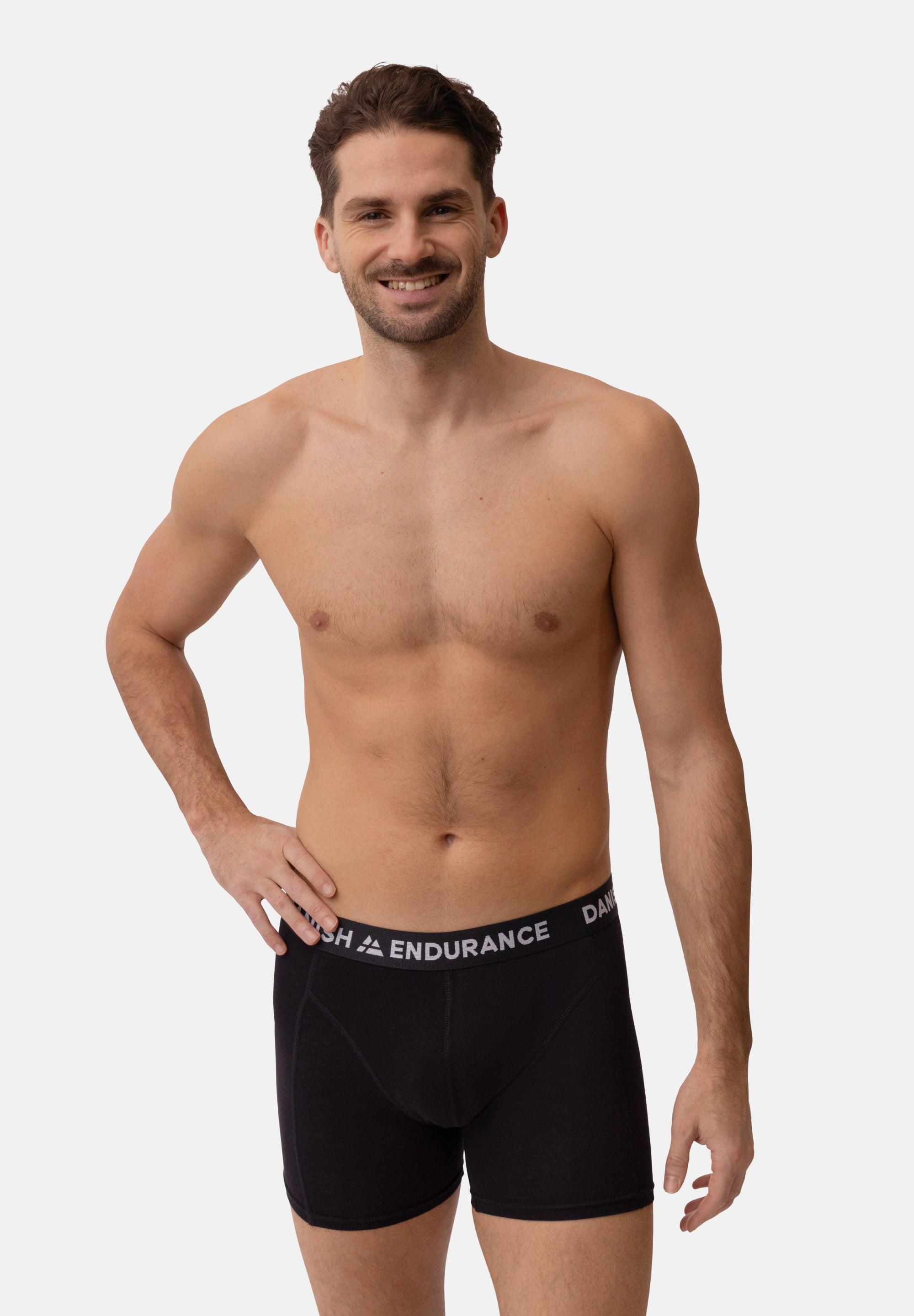 Boxers clássicos para homem 6 pares Algodão Suave Respirável 3/6