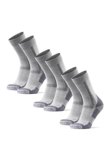 Chaussettes de randonnée 3 paires Laine Mérinos Anti-Ampoules Unisexe
