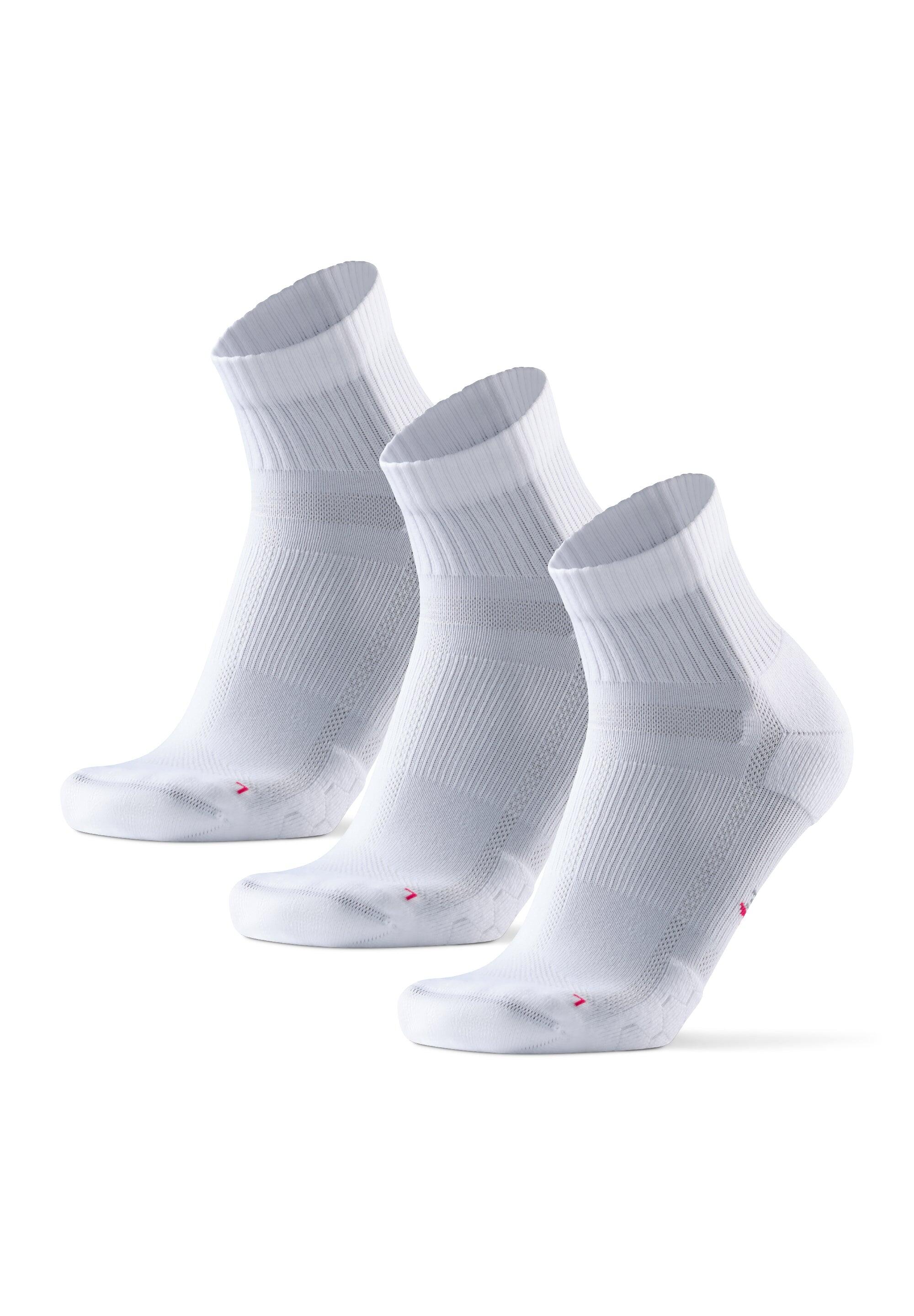 DANISH ENDURANCE Laufsocken Langstrecke 3er Pack Gepolstert Atmungsaktiv Blasenfrei