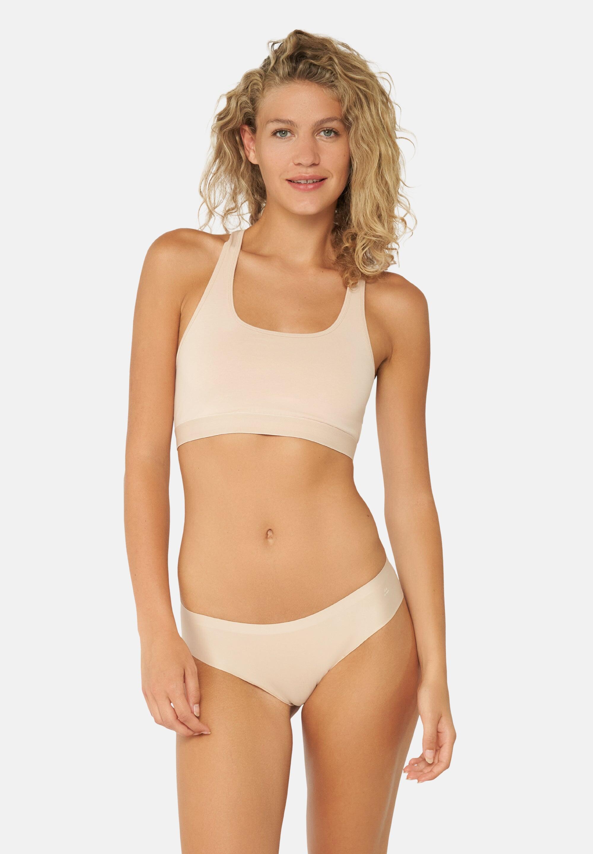 Culottes bikini invisibles femme Lot de 6 Sans coutures Microfibre recyclée 2/5