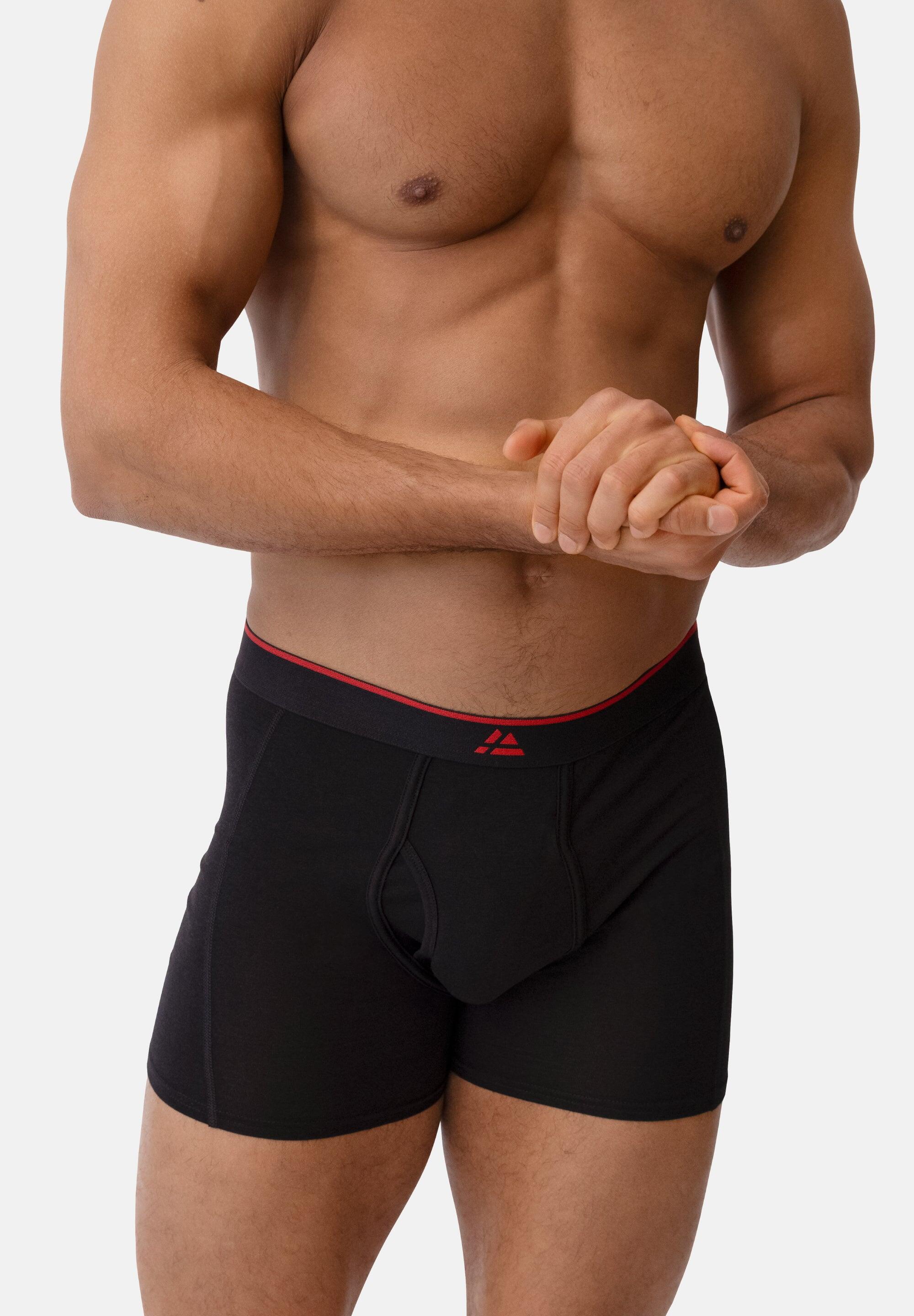 Heren Bamboe Boxershorts met Gulp Ultrazacht Ademend Ondergoed 6-Pack 4/6