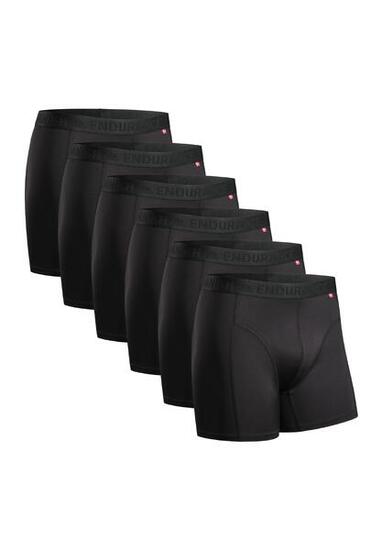 Herren Sport-Shorts 6er Pack Atmungsaktiv Schnelltrocknend Performance Passform