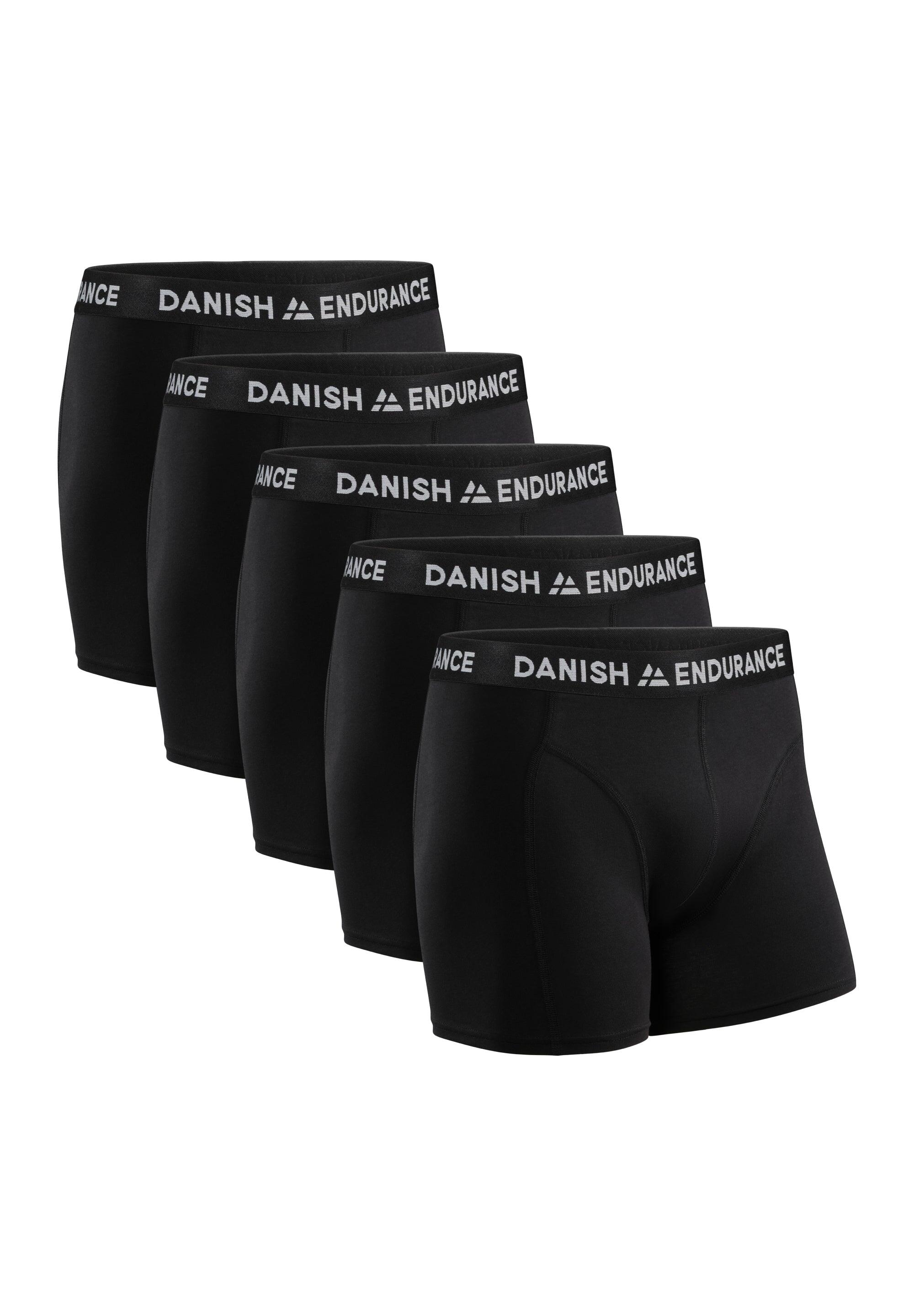 DANISH ENDURANCE Herren Classic Trunks 6er Pack Baumwolle Weich Atmungsaktiv