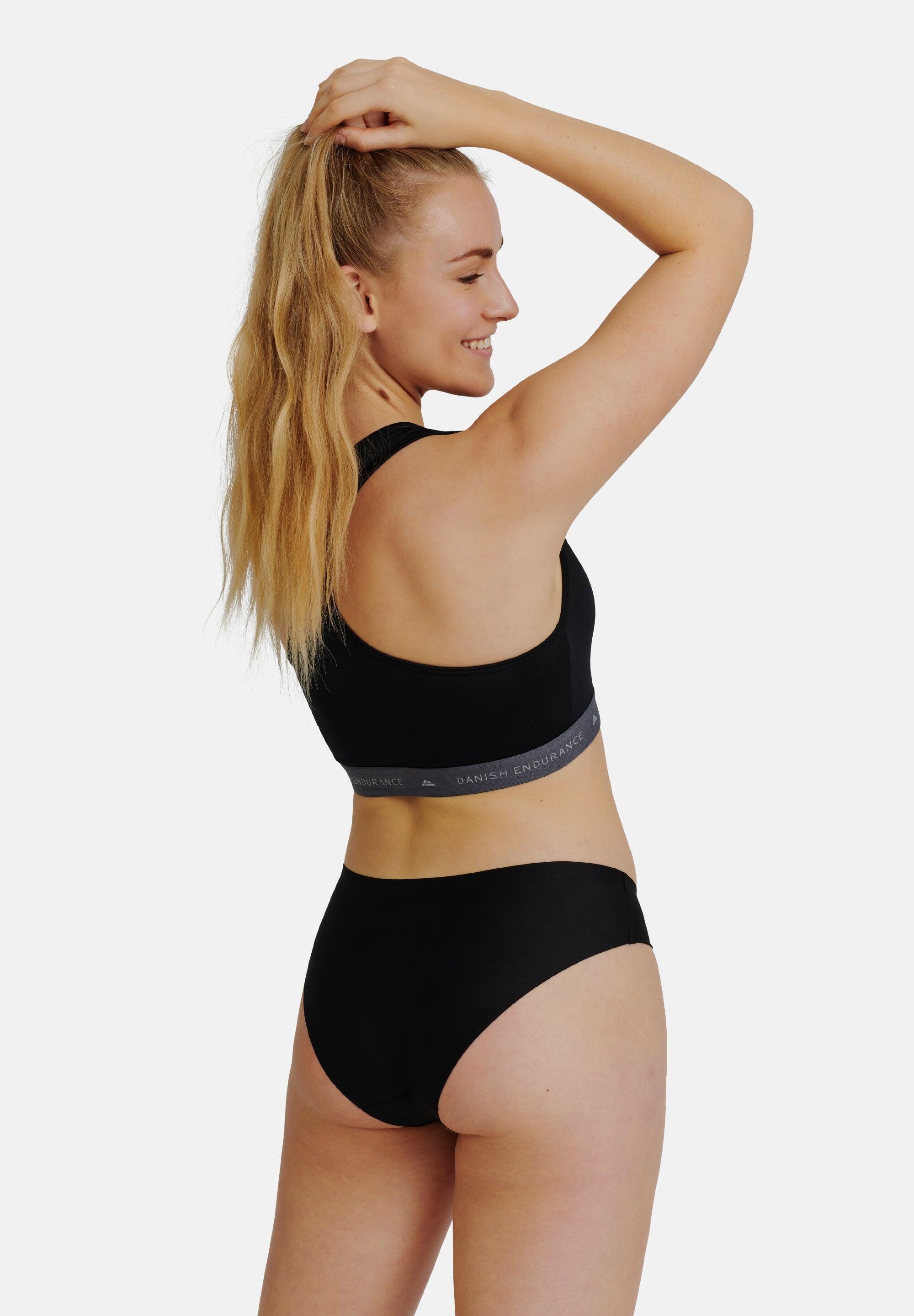 Culottes bikini invisibles femme Lot de 6 Sans coutures Microfibre recyclée 3/5