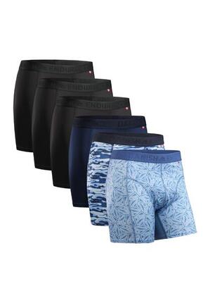 Herren Sport-Shorts 6er Pack Atmungsaktiv Schnelltrocknend Performance Passform
