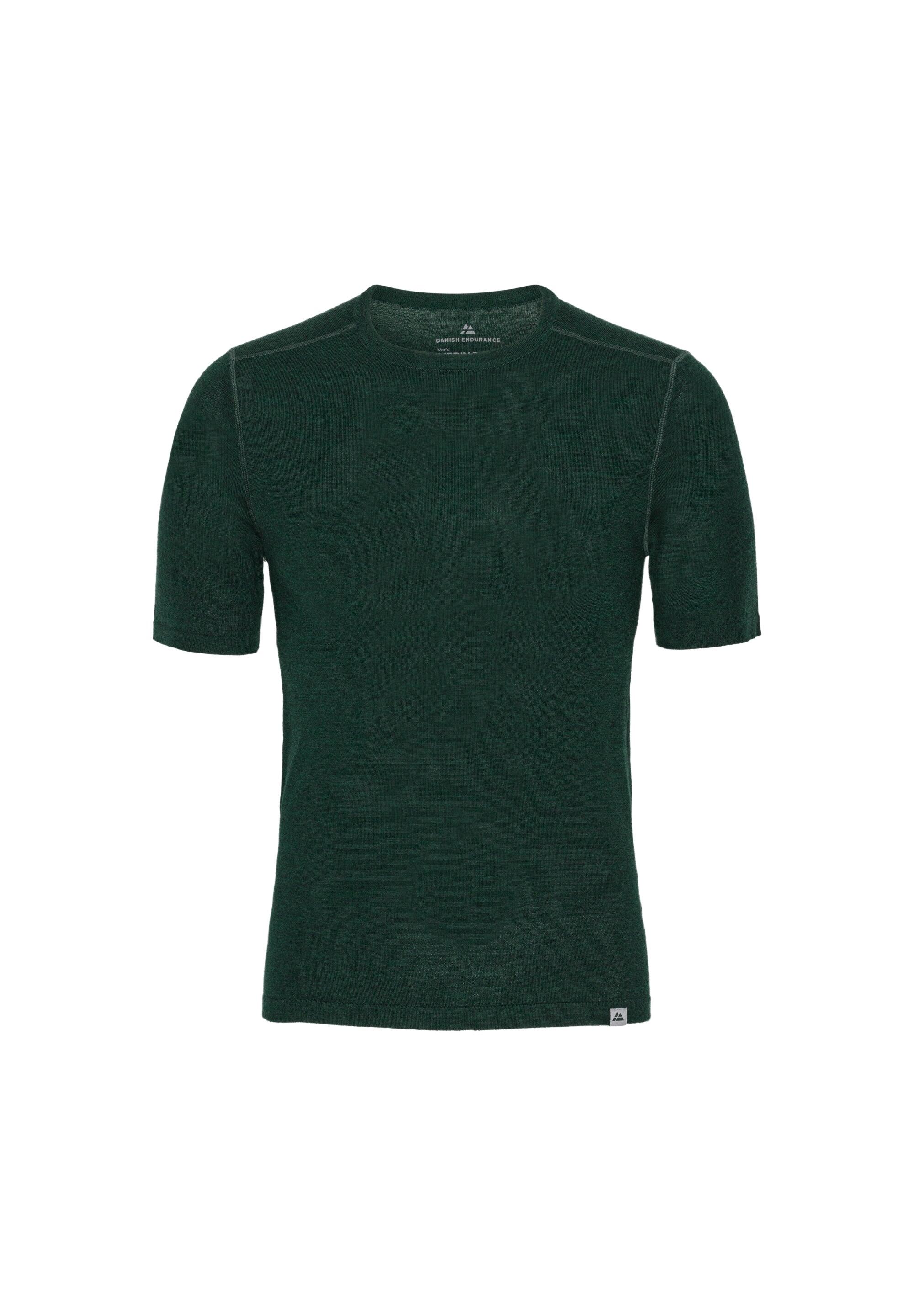 DANISH ENDURANCE Herren Merino Woll T-Shirt Warm Weich Atmungsaktiv Baselayer