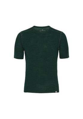 Heren merino wollen t-shirt thermische basislaag zacht en ademend