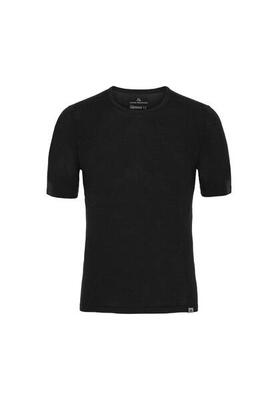 Heren merino wollen t-shirt thermische basislaag zacht en ademend